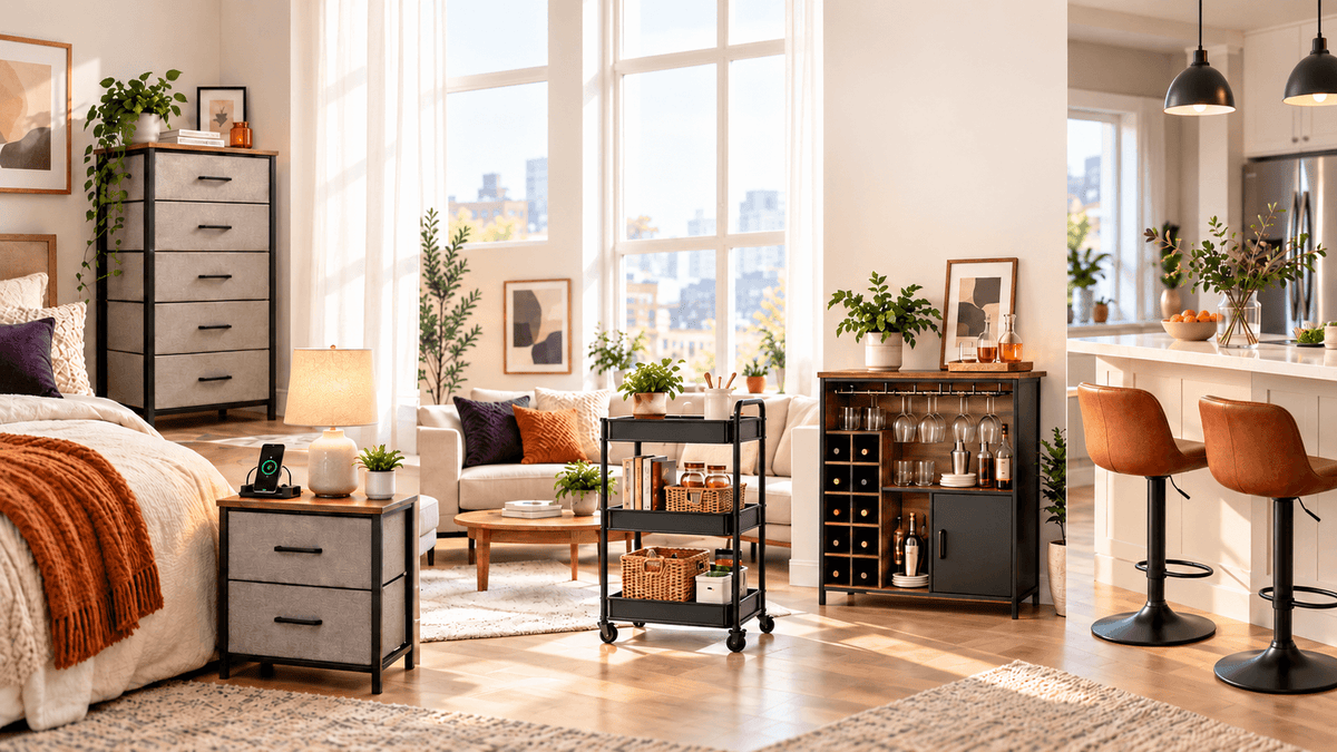 Small Space Storage Ideas: 5 Furniture Solutions for a More Organized Home