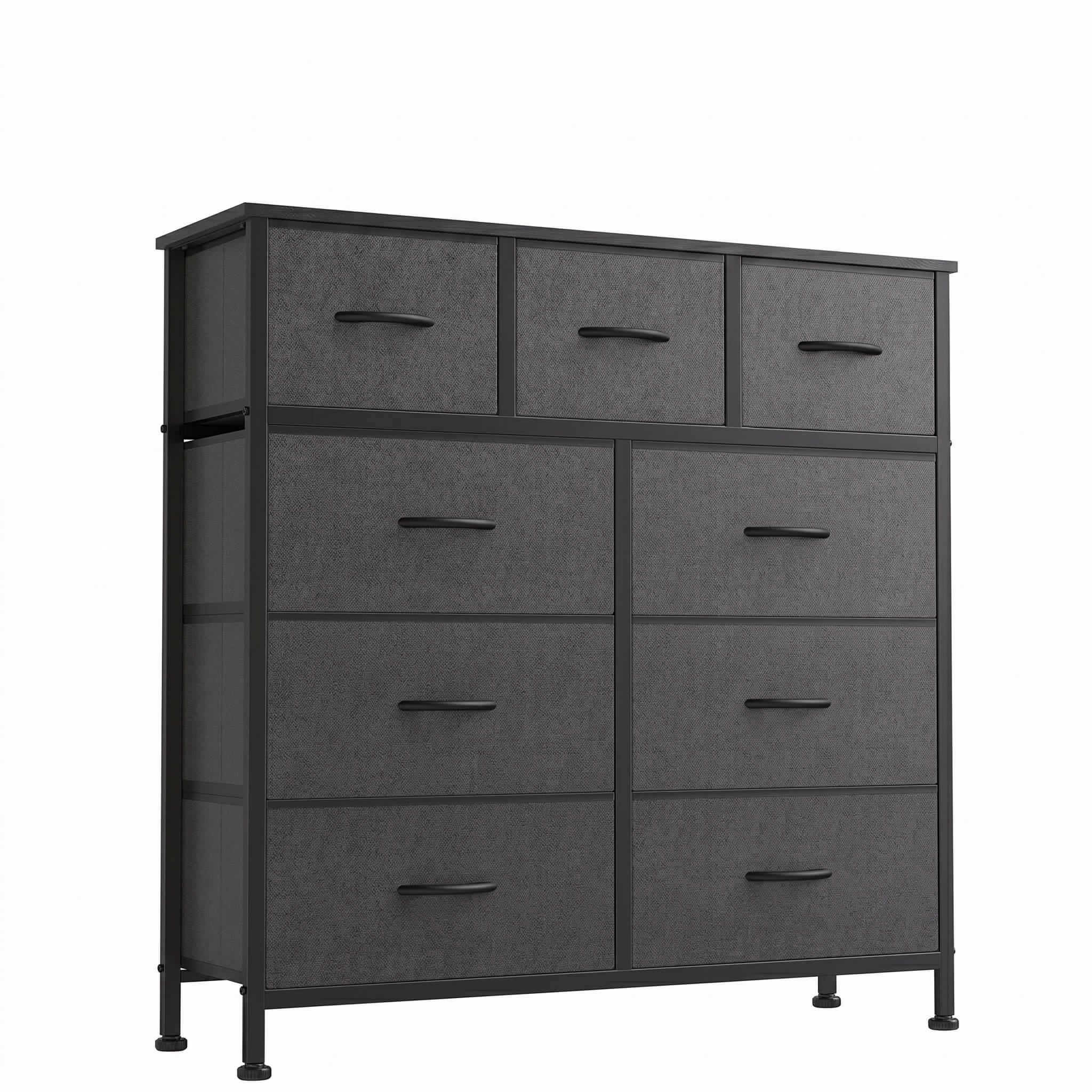Warebay Fabric Storage Dresser with 9 Drawers, Space-Saving Organizer for Bedroom & Home