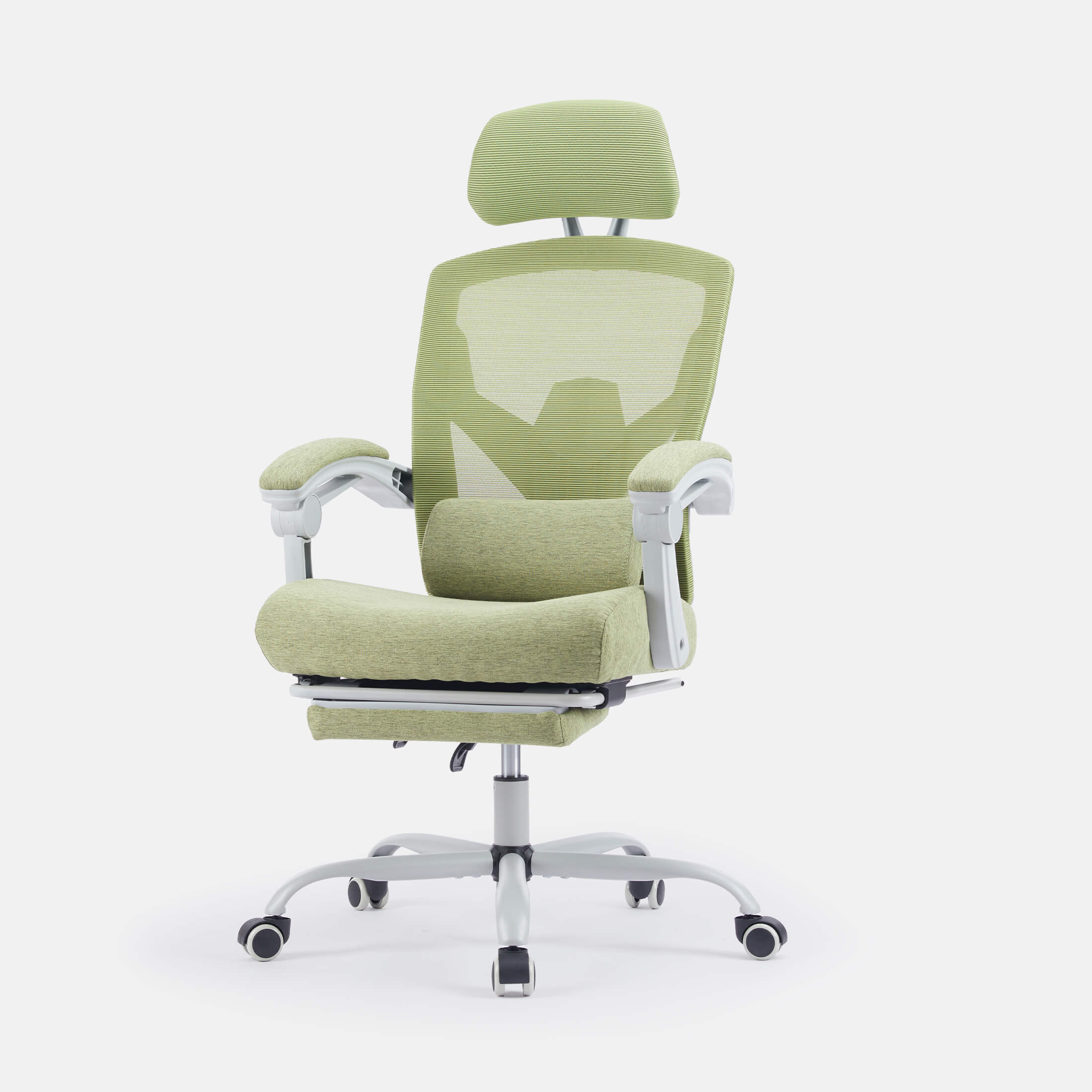 Retractable Footrest Swivel Office Chair