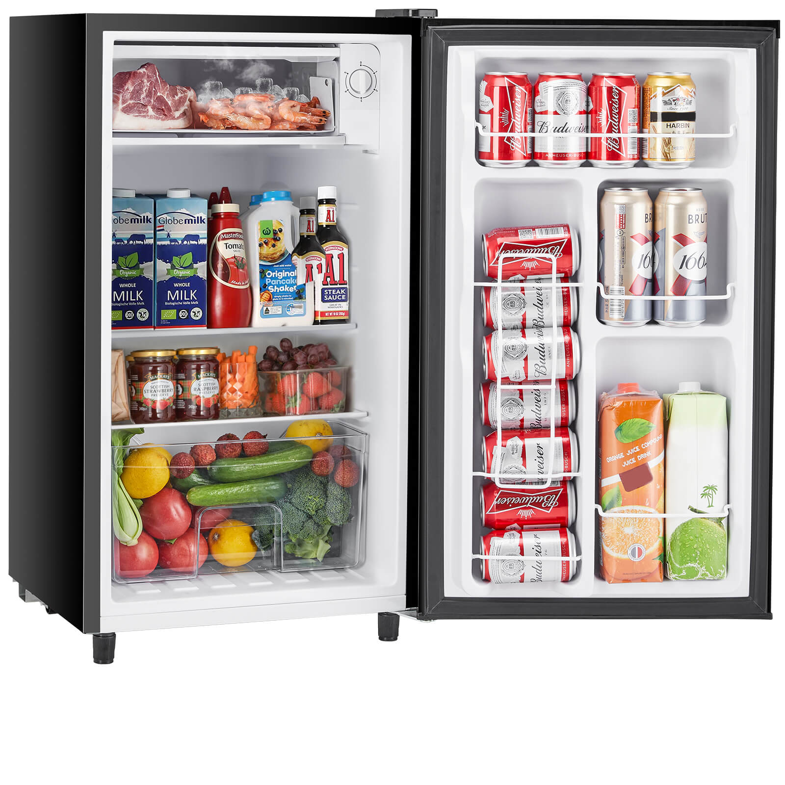 3.2 Cu Ft Mini Fridge with Freezer