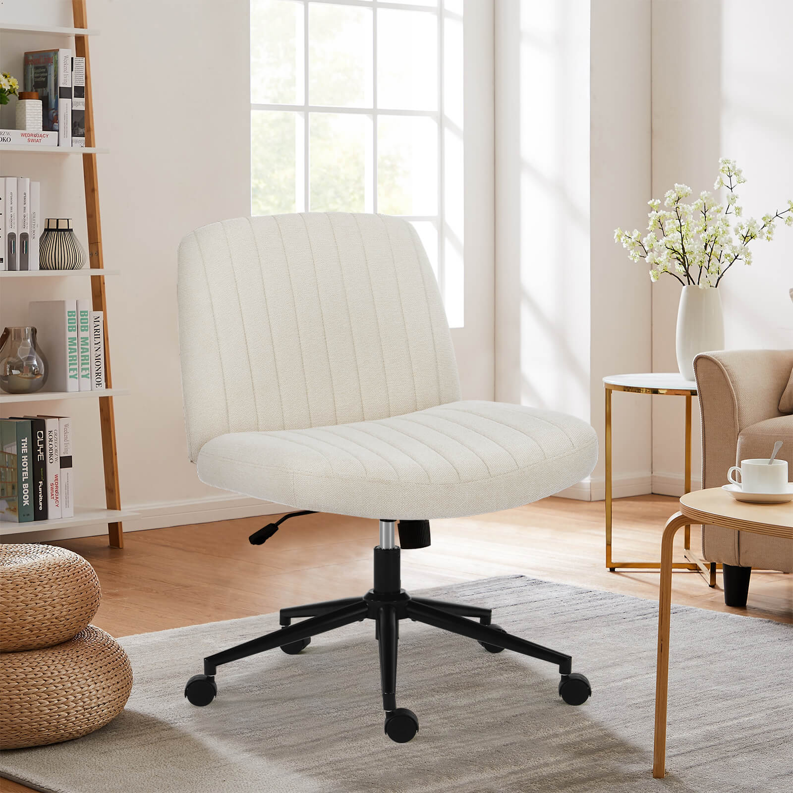 Armless Adjustable Plank Office Chair