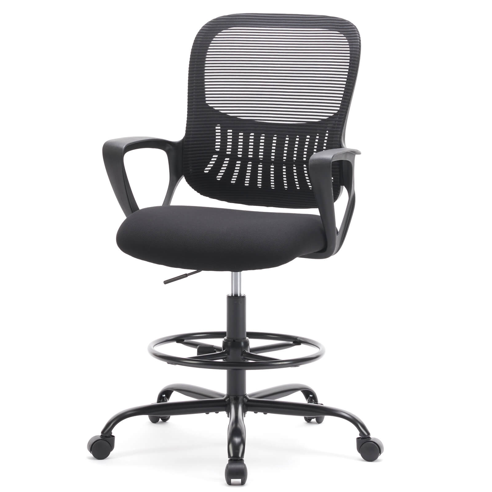 Ergonomic Tall Drafting Chair Height Adjustable