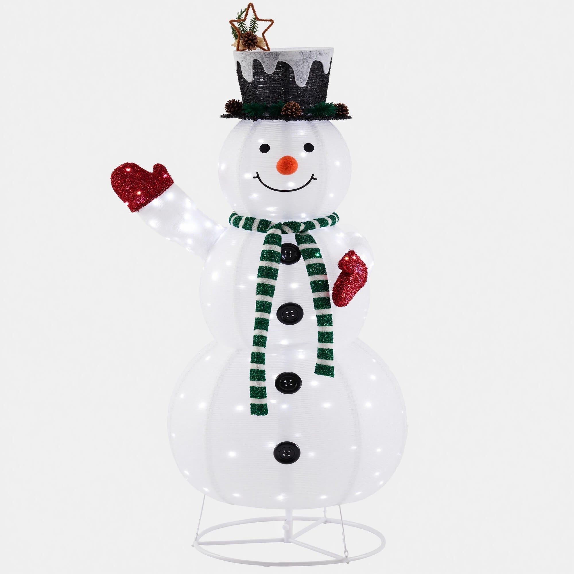 LED Snowman 5ft Outdoor Christmas Decoration