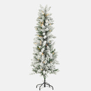 Pre-Lit Artificial Fir Christmas Pencil Tree