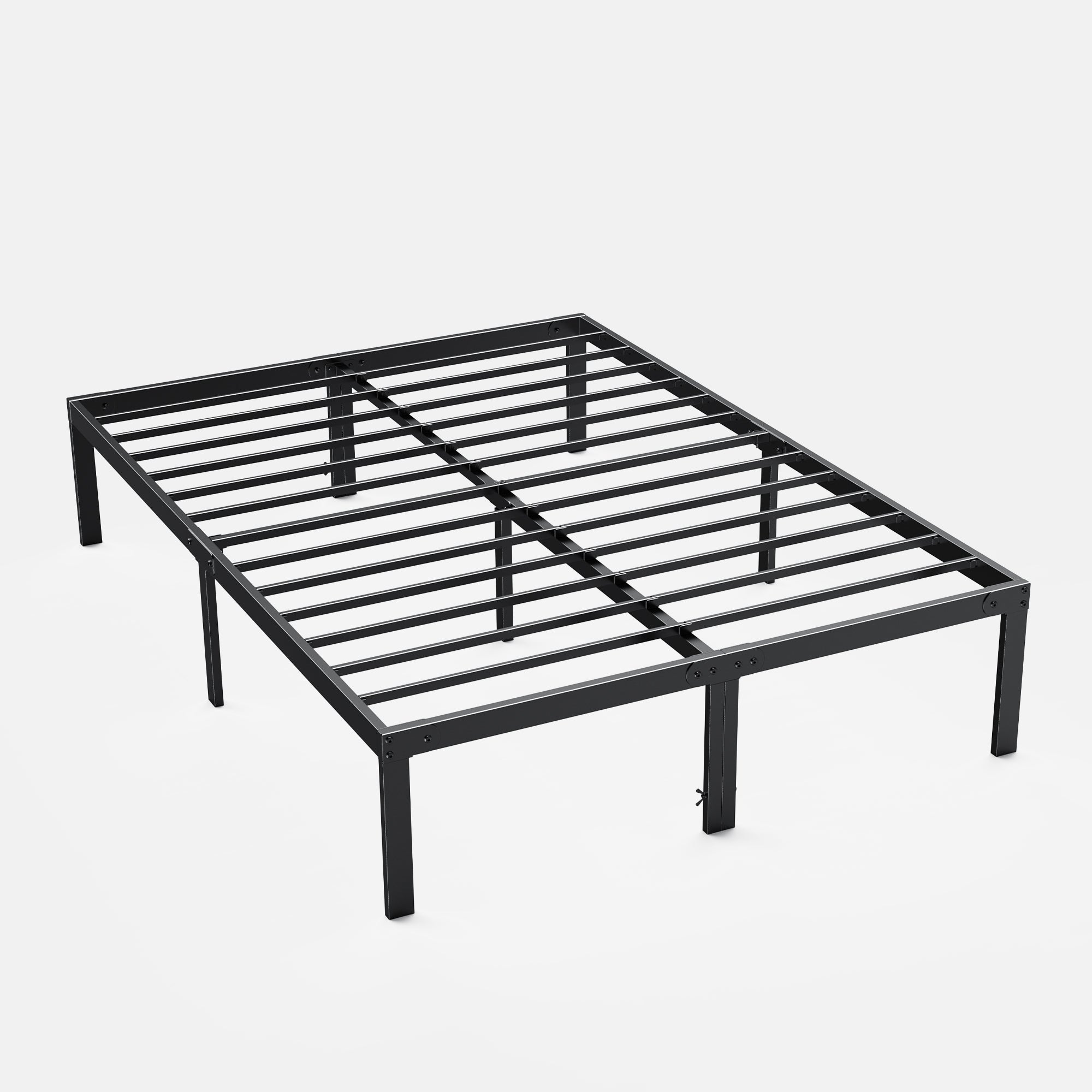 Heavy Duty Steel Bed Frame with Storage