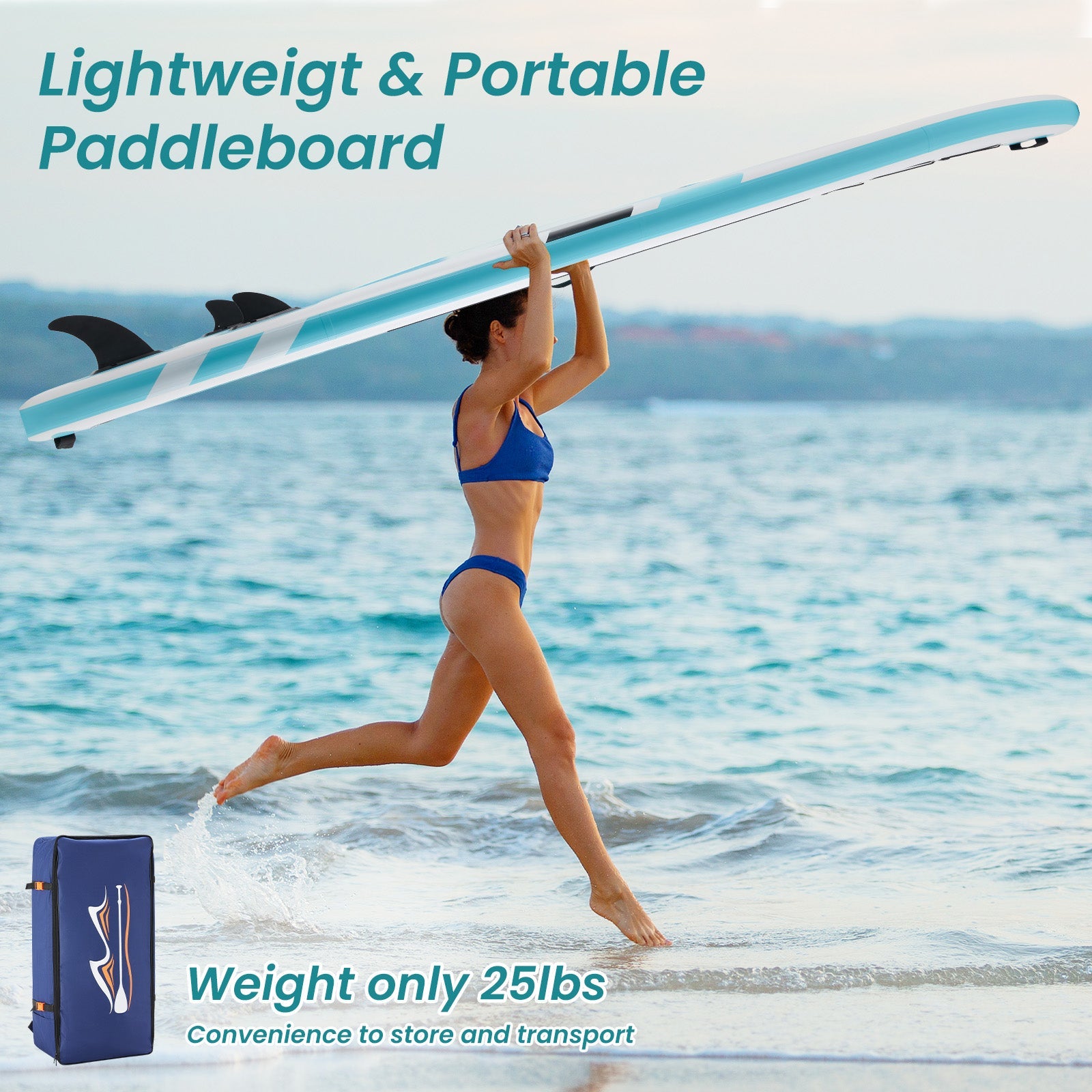 Inflatable SUP Paddleboard with Accessories