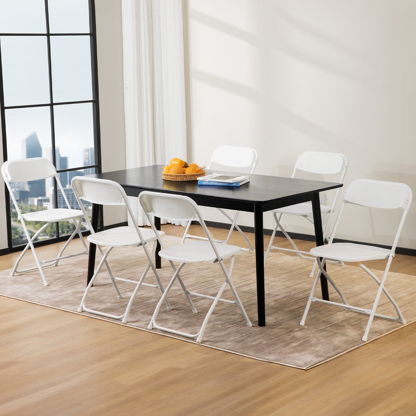 Lightweight Plastic Folding Chair