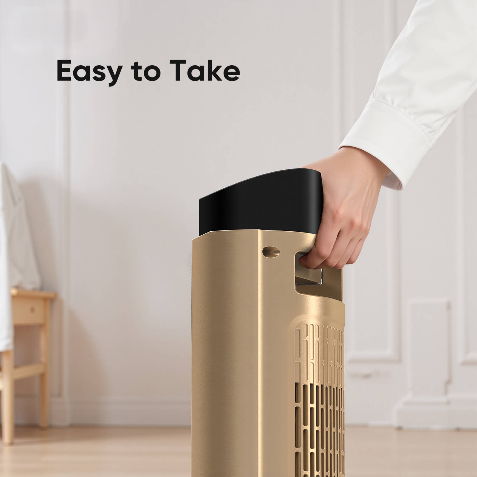 HaloFlame Electric Fireplace Tower Heater