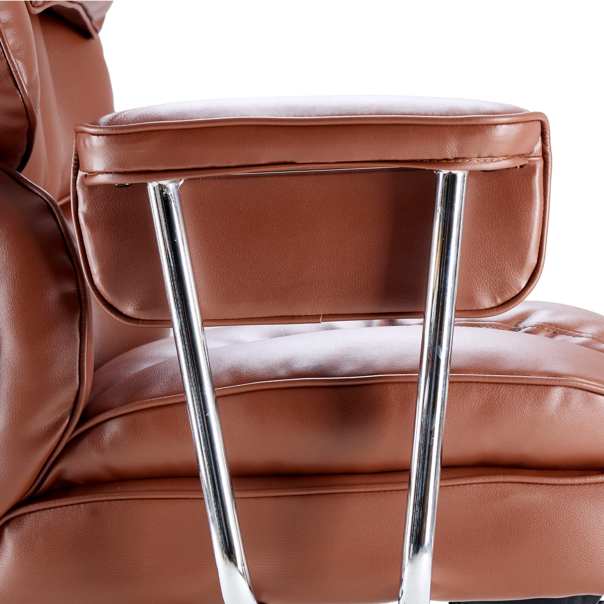 Leather Executive Chair with Footrest