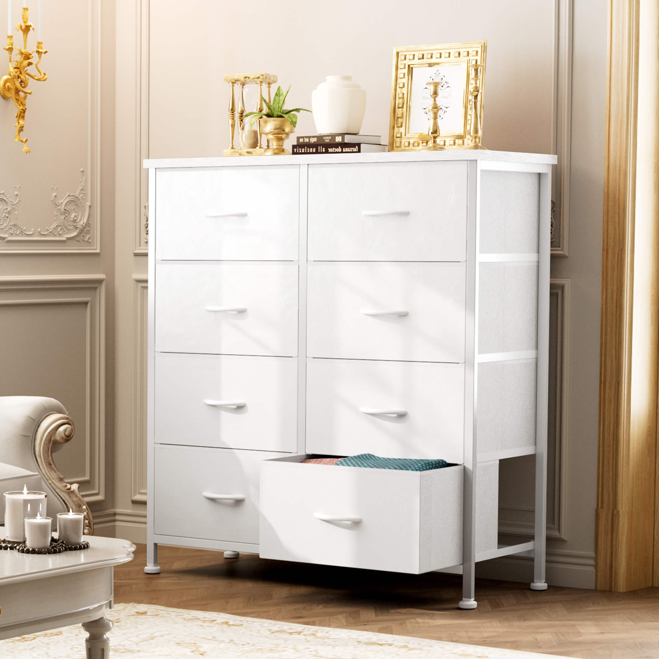 8-Drawer Fabric Storage Tower Dresser