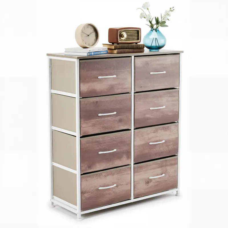 8-Drawer Fabric Storage Tower Dresser