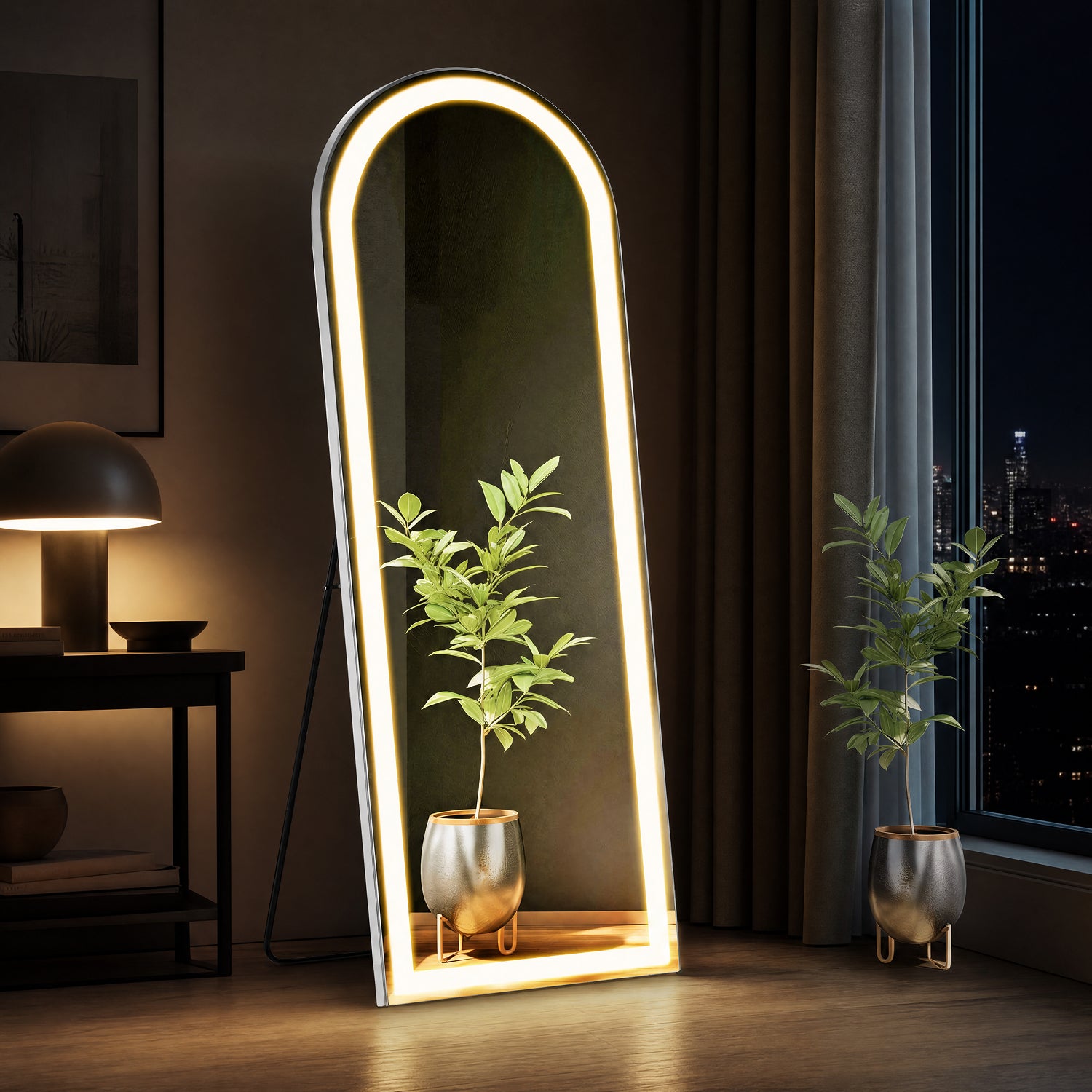 3-Color LED Illuminated Vanity Mirror