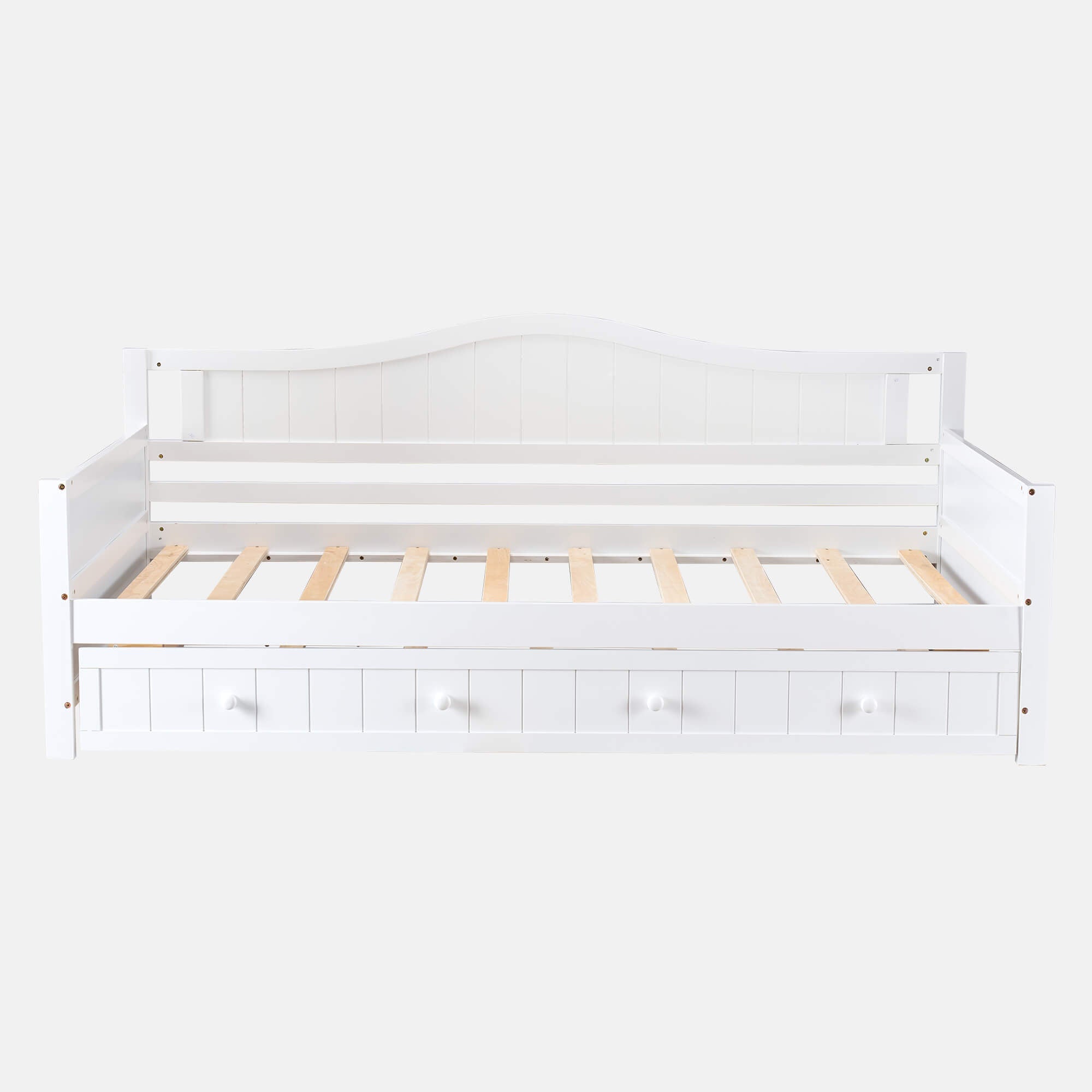 SpaceWise White Twin Daybed with Trundle