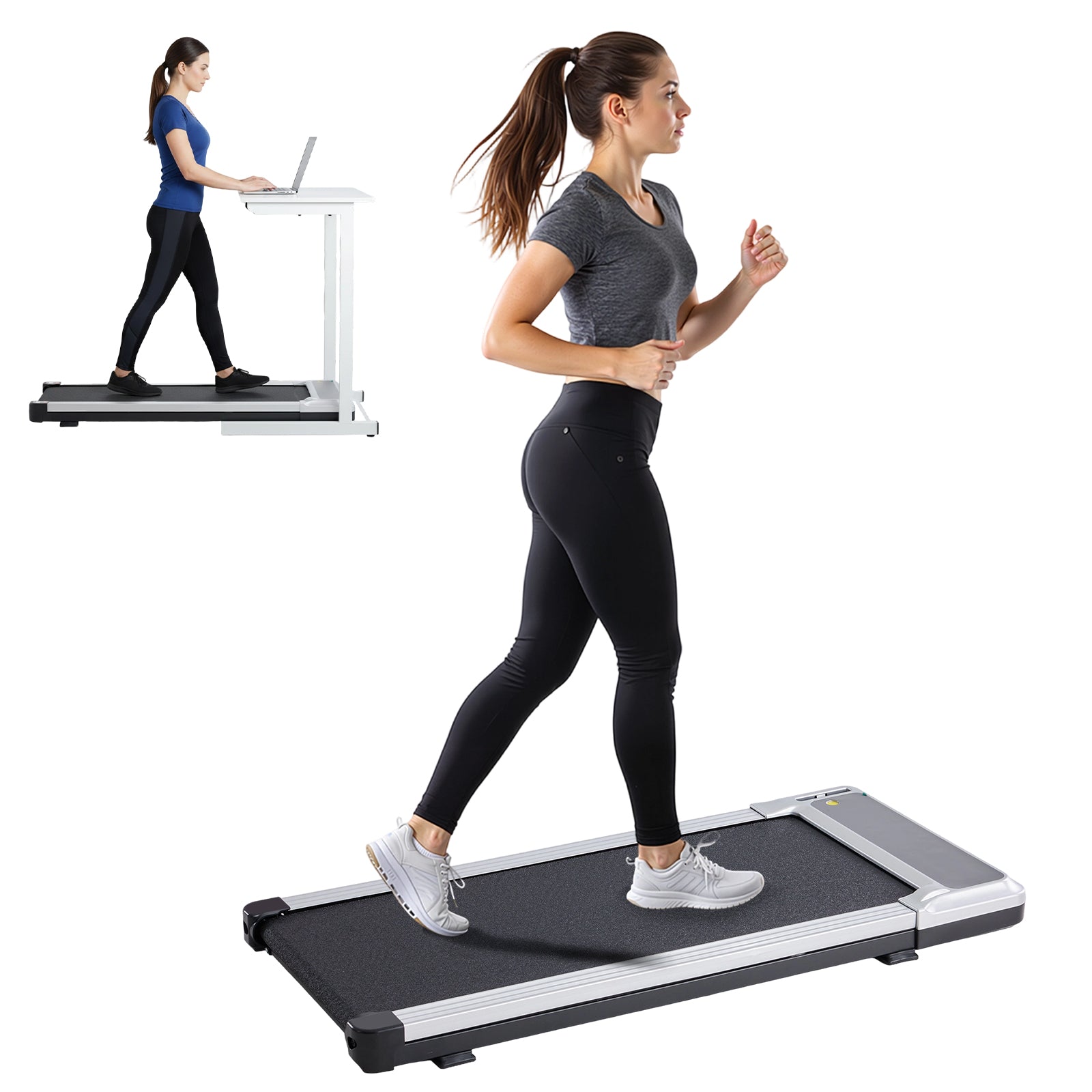 Foldable Treadmill with Handrails