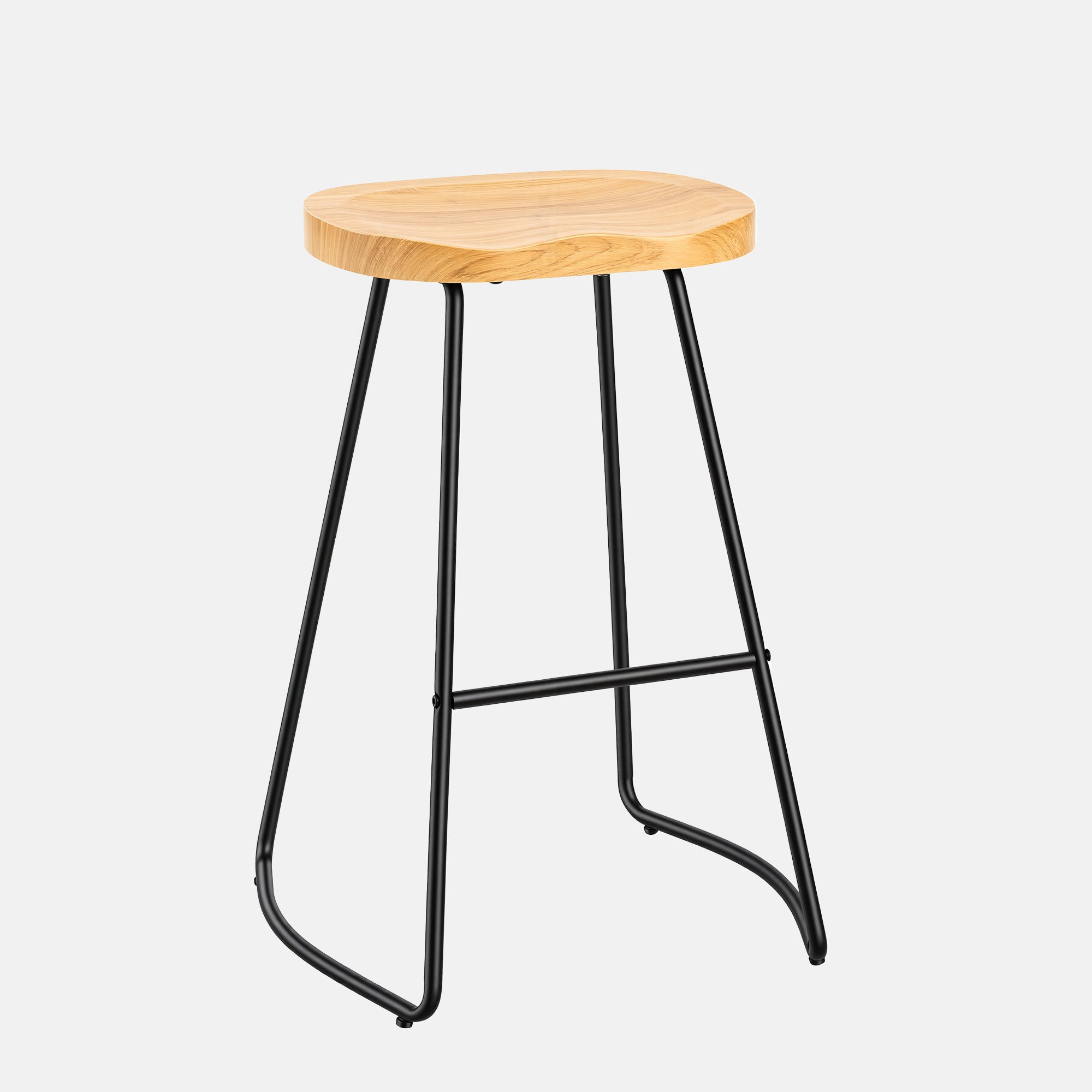 Wooden Counter Height Bar Stool