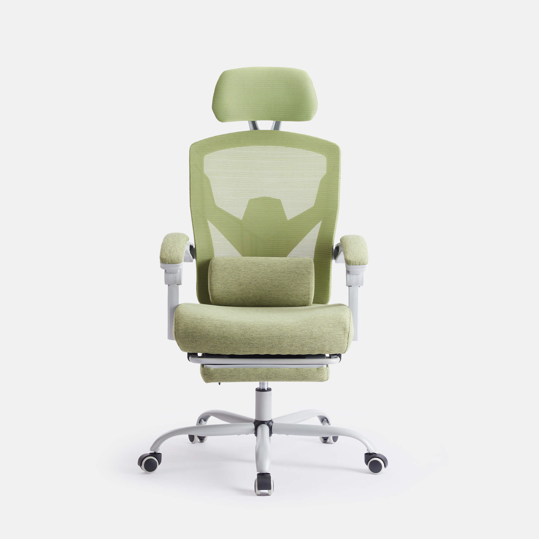 Retractable Footrest Swivel Office Chair