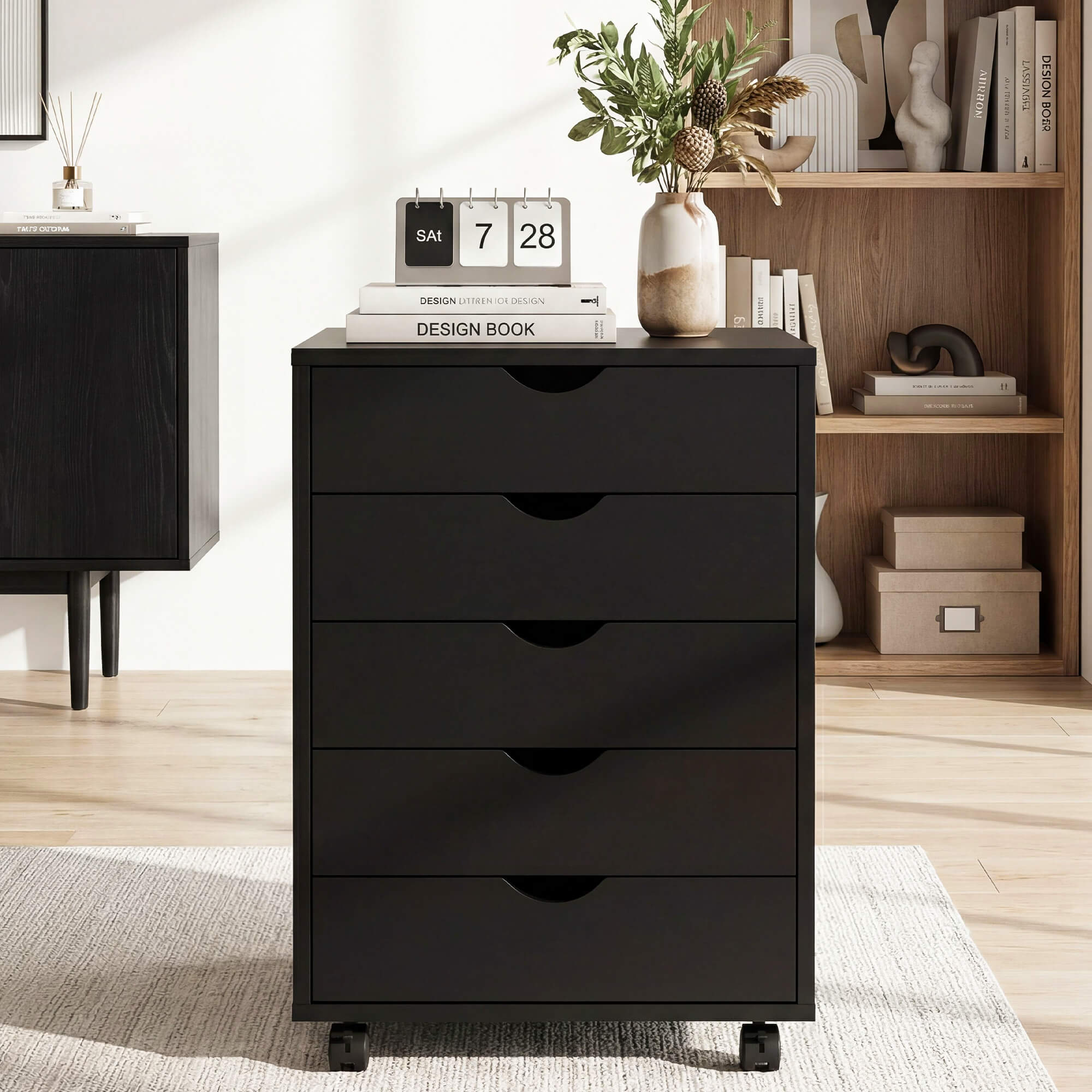 Rolling 4-Drawer Storage Chest
