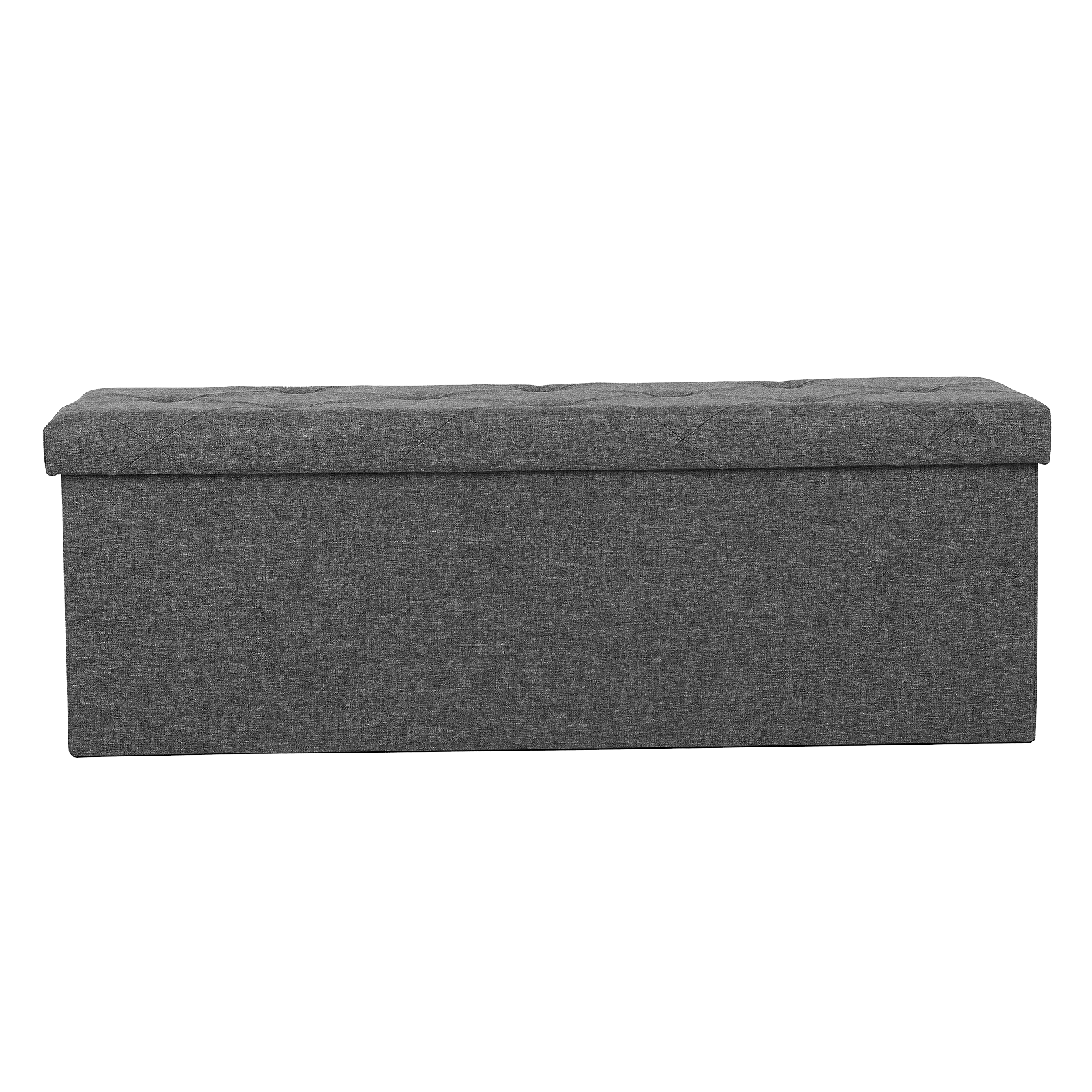 Foldable Linen Storage Ottoman Bench