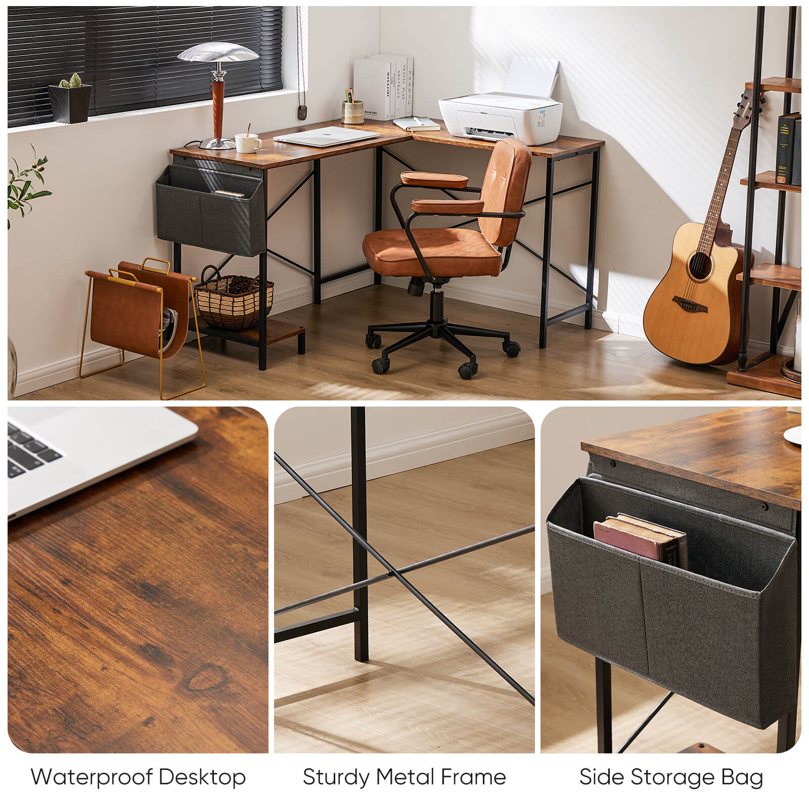 l shaped desk setup