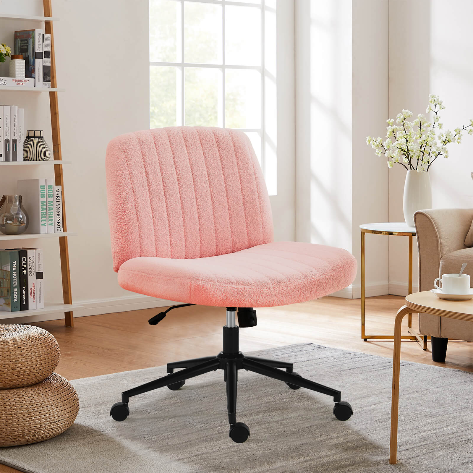 Armless Adjustable Plank Office Chair