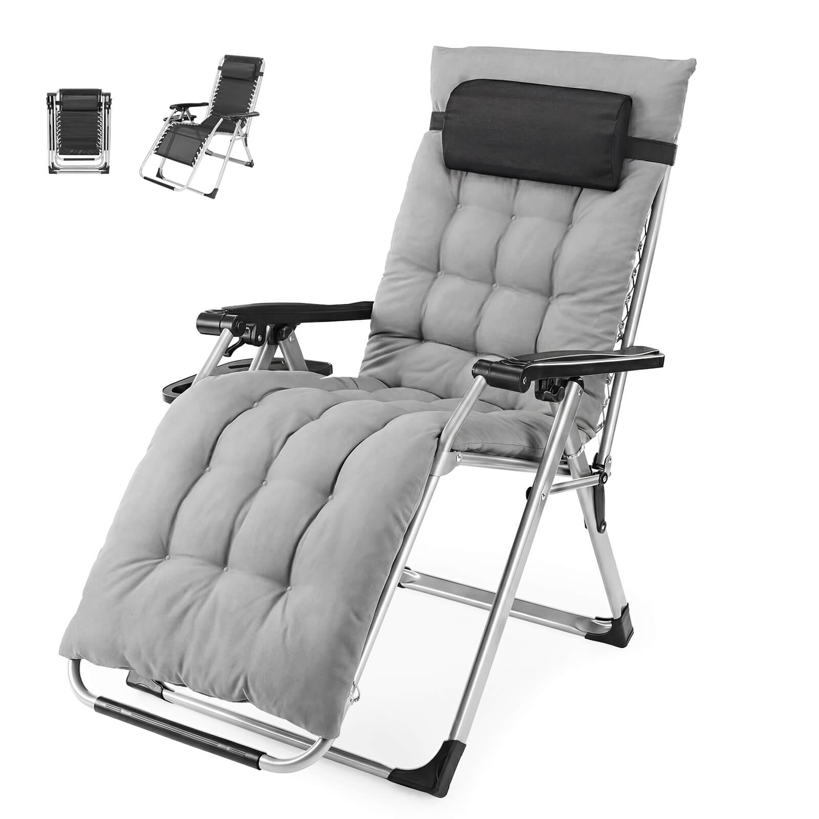 WareBay Zero Gravity Chair Set of 2 – Folding Recliner for Outdoor & Indoor Use