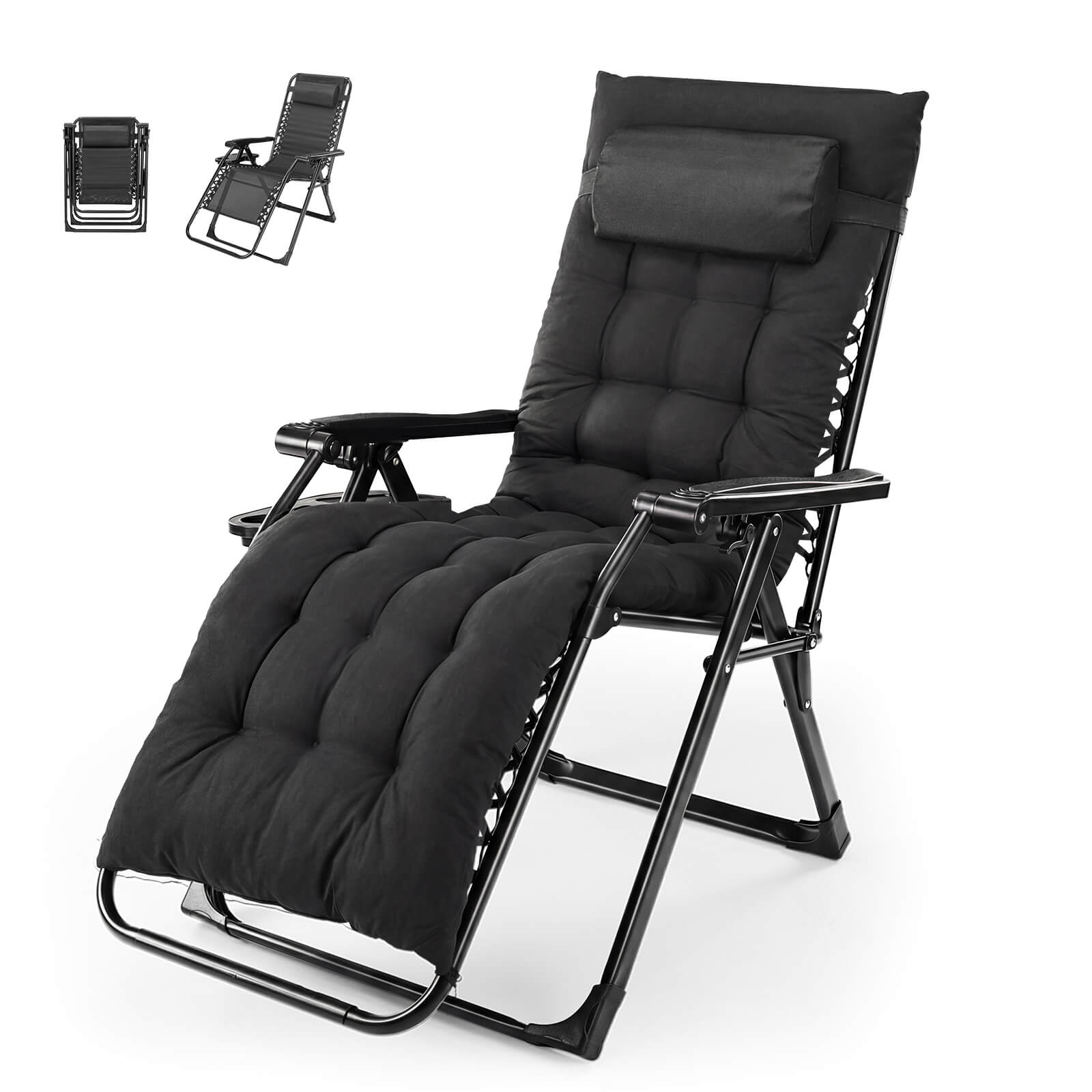 WareBay Zero Gravity Chair Set of 2 – Folding Recliner for Outdoor & Indoor Use