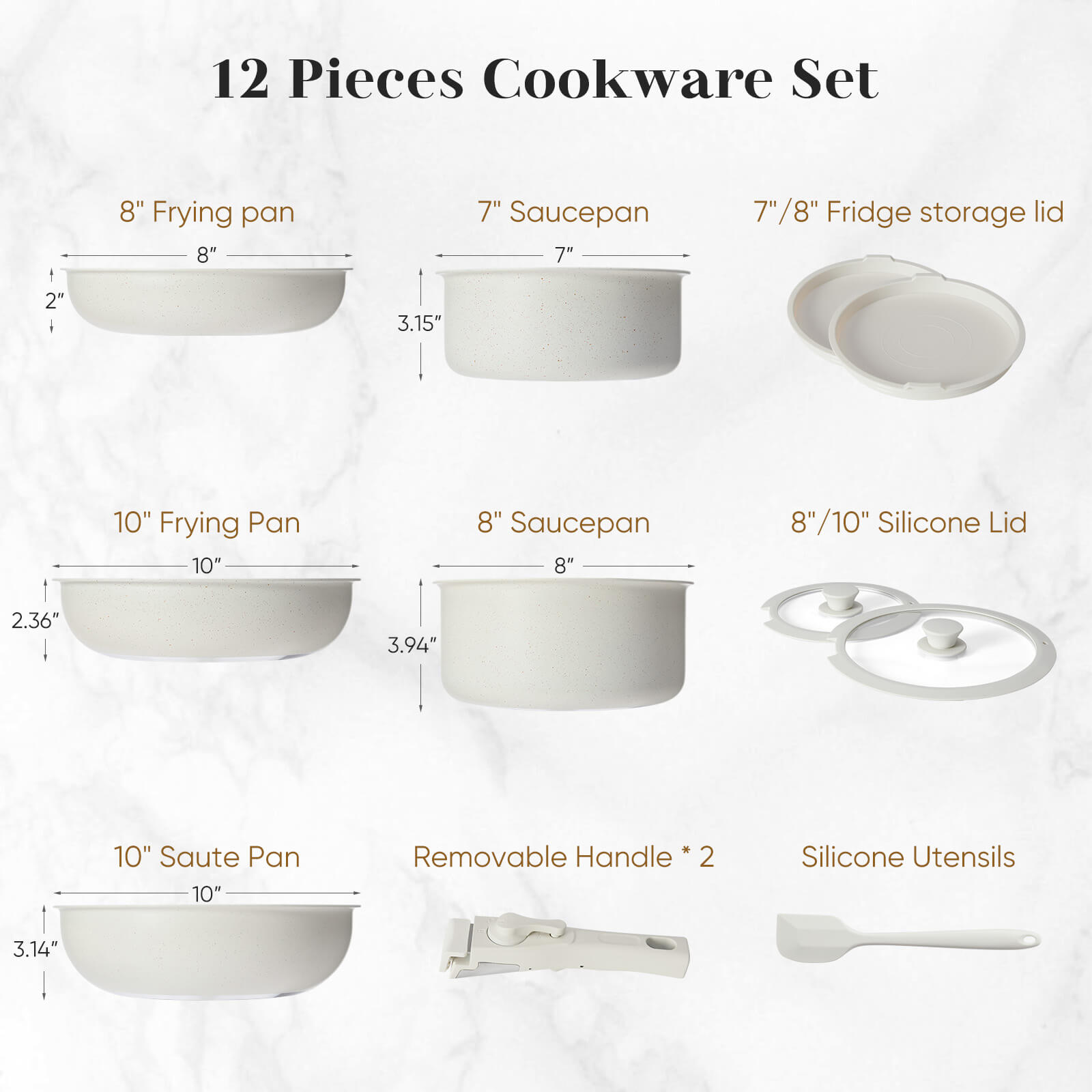 Complete Nonstick Cookware Set