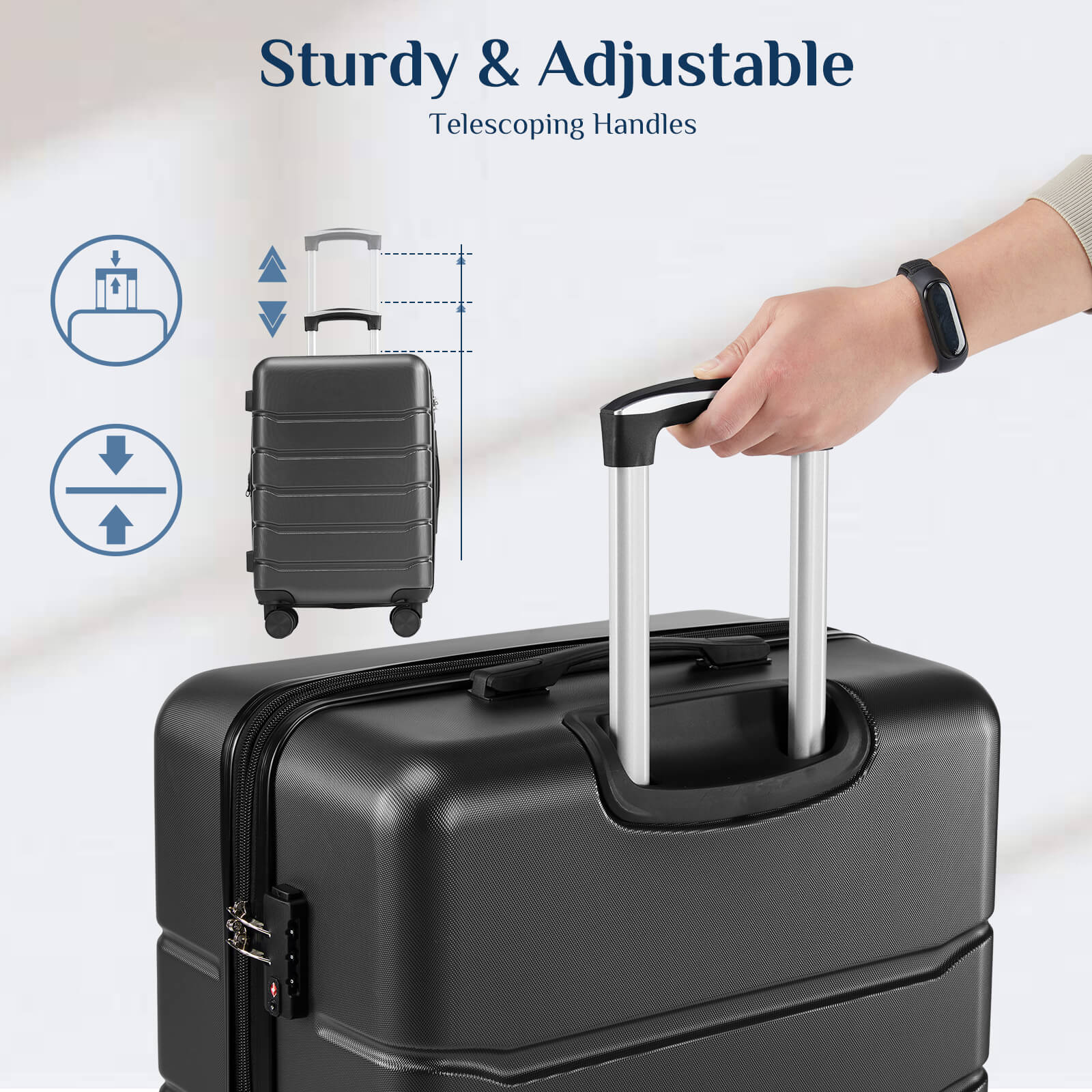 ABS Hardshell TSA Lock Spinner Luggage