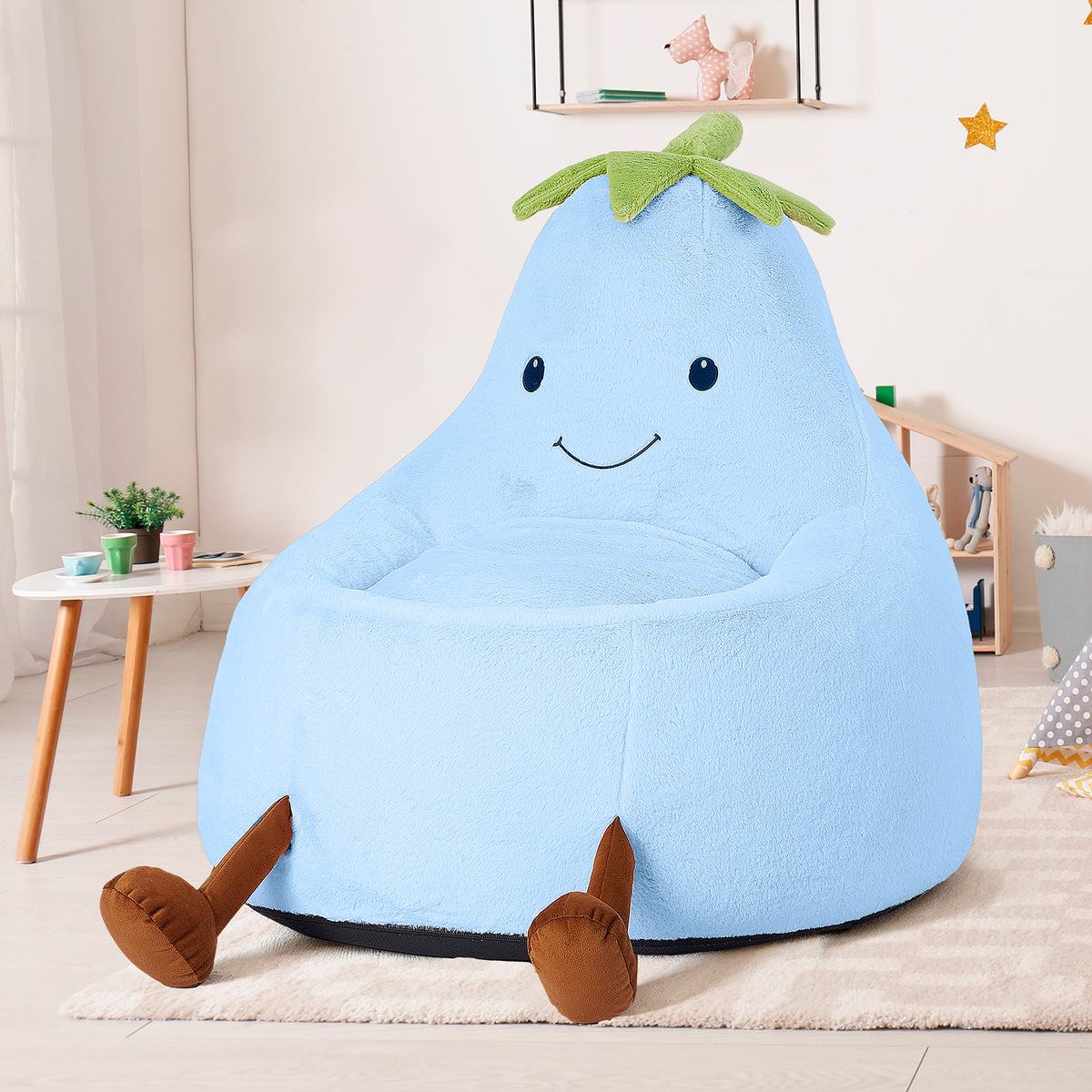 Kids Bean Bag Chair, 24"/31" Plush Lounge Sofa Chair, Perfect Christmas Gift for Kids