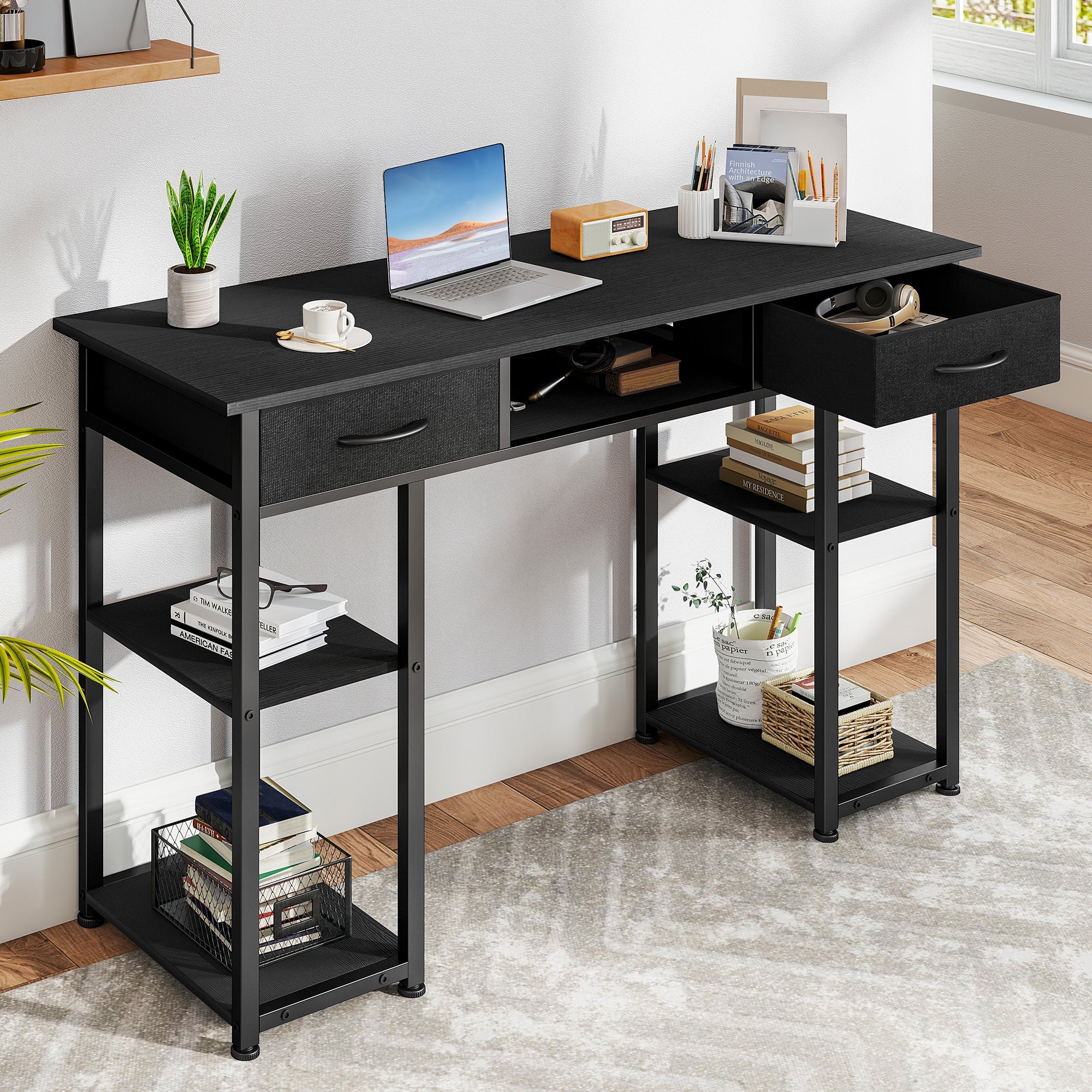 48-Inch Home Office Desk 3 Drawers