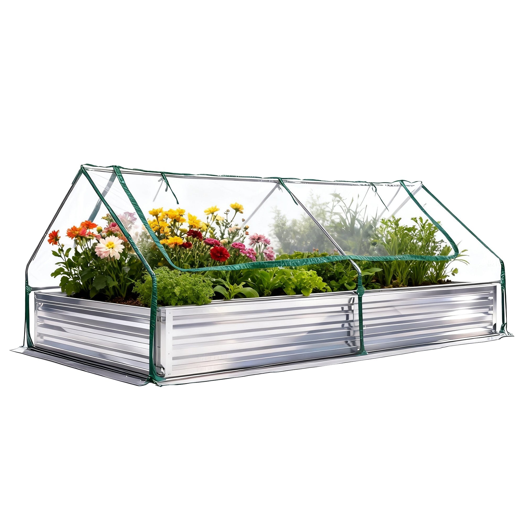 Mini Greenhouse Raised Garden Bed