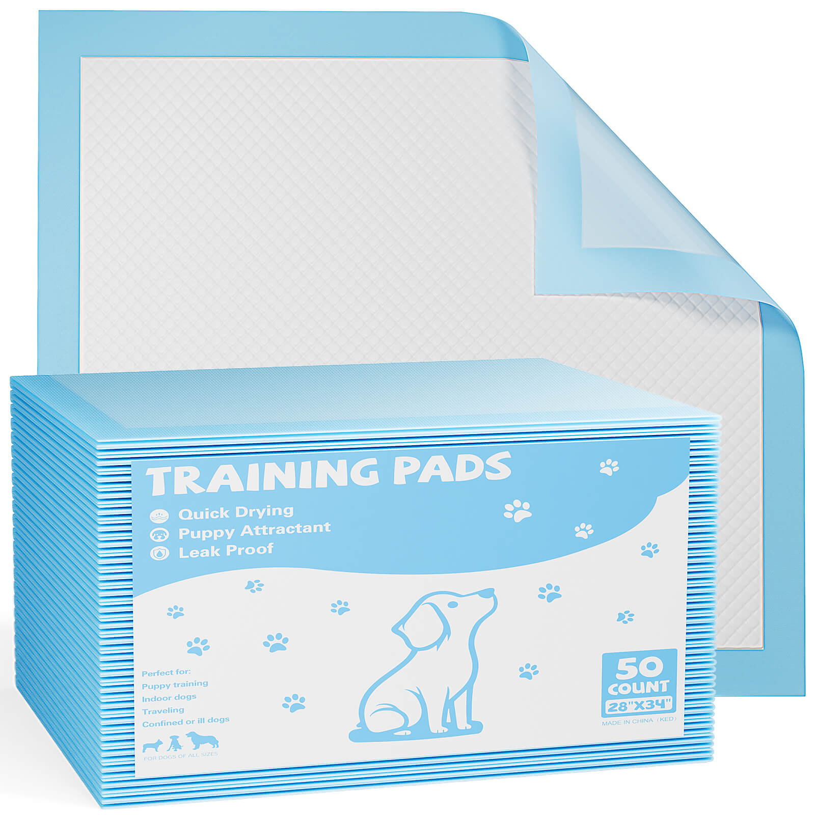 Ultra Absorbent Leak-Proof Puppy Training Pads