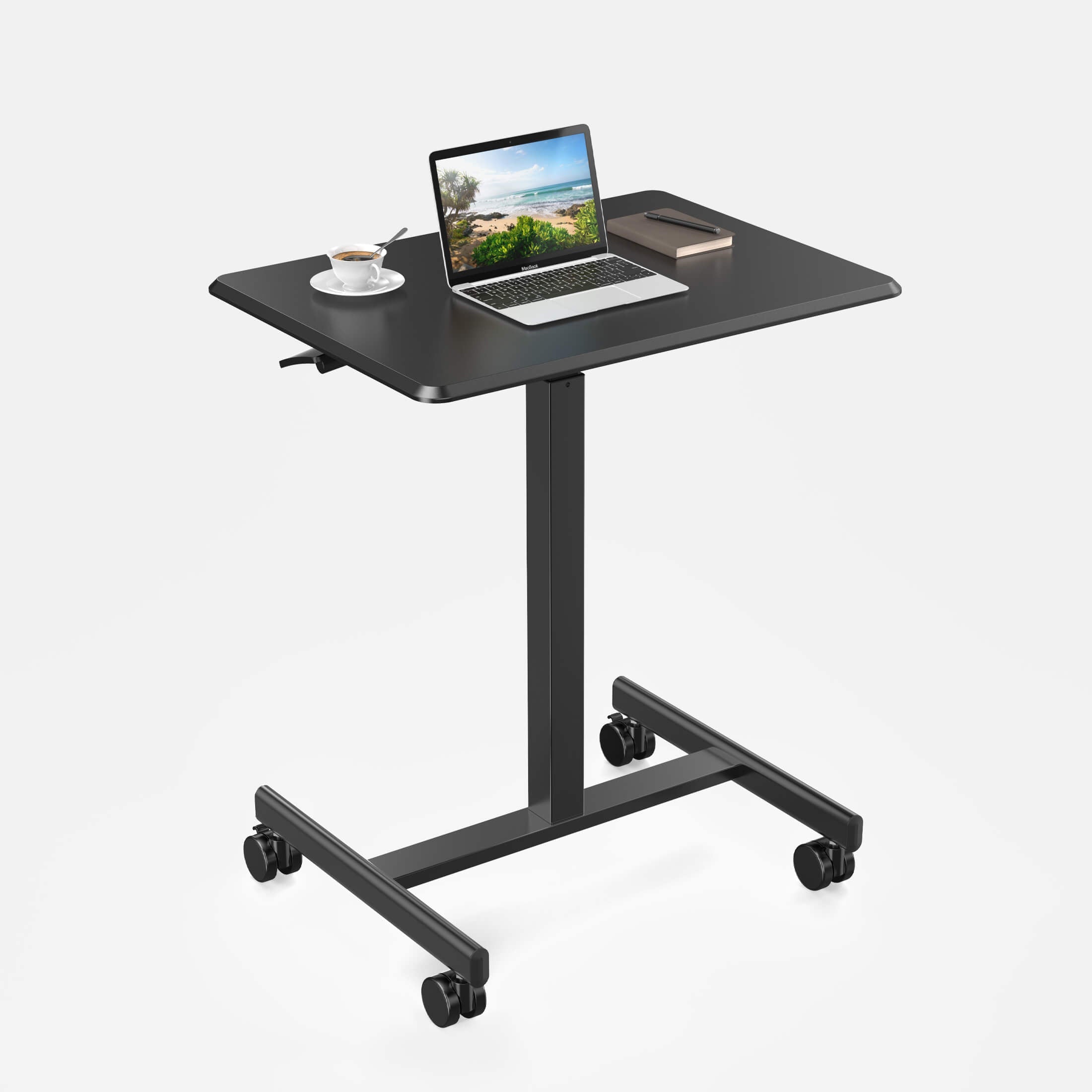 Adjustable Height Mobile Laptop Standing Desk