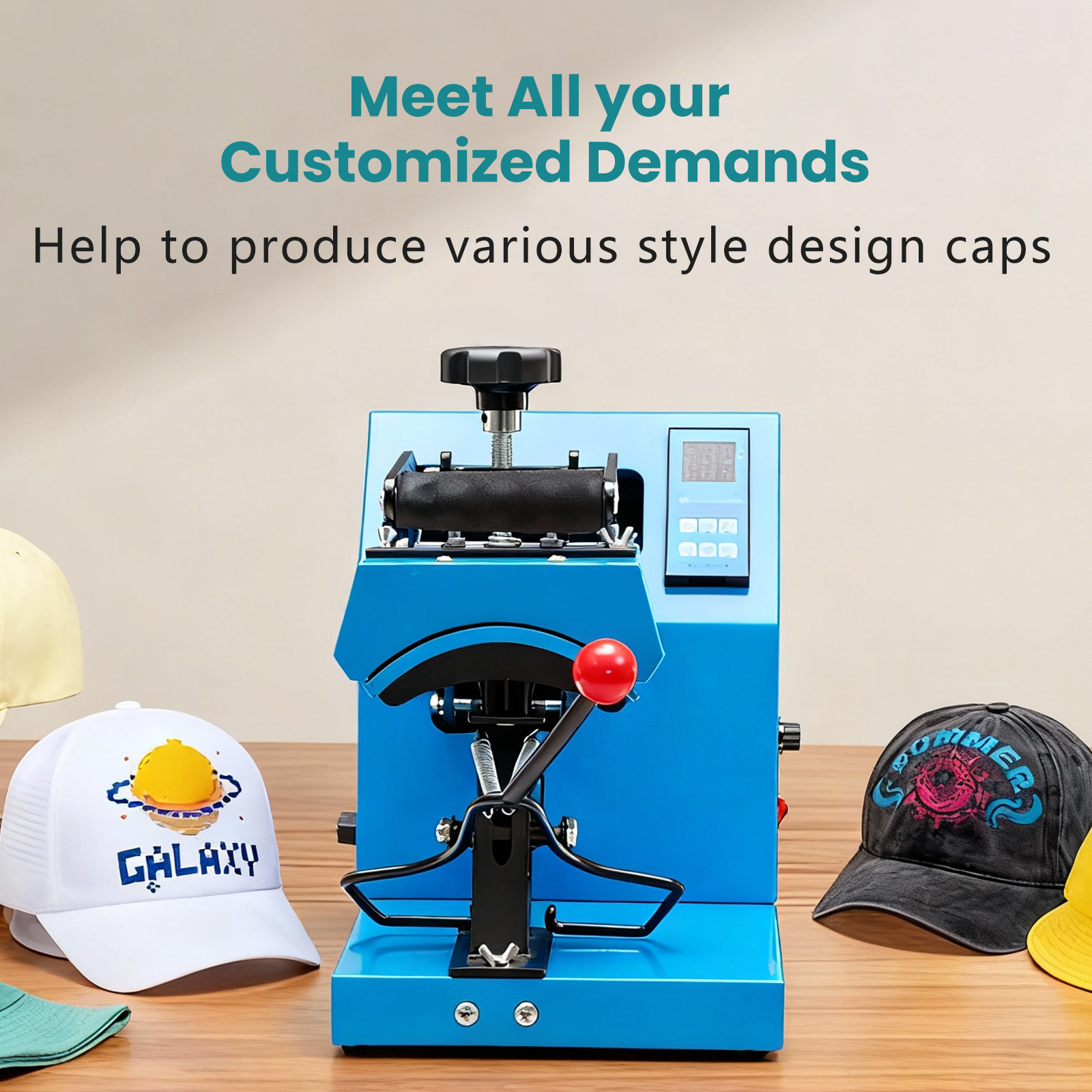 Hat Cap Heat Press 3.2×5.5 Inch