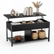 Adjustable Lift-Top Coffee Table with Storage