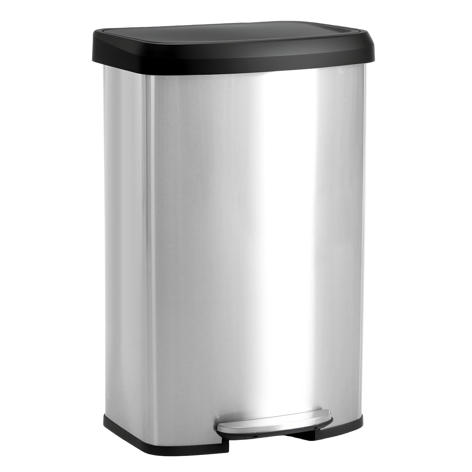 21 Gallon Stainless Steel Step-On Trash Can