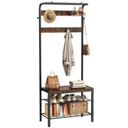 Modern Entryway Hall Tree with Bench