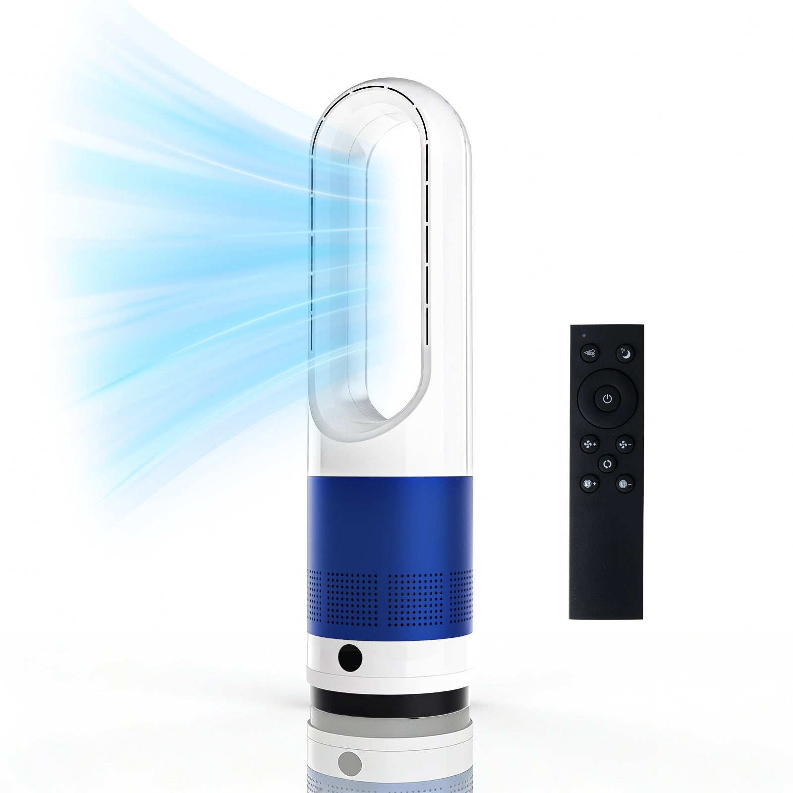 Bladeless Tower Fan 8-Speed 80° Oscillating