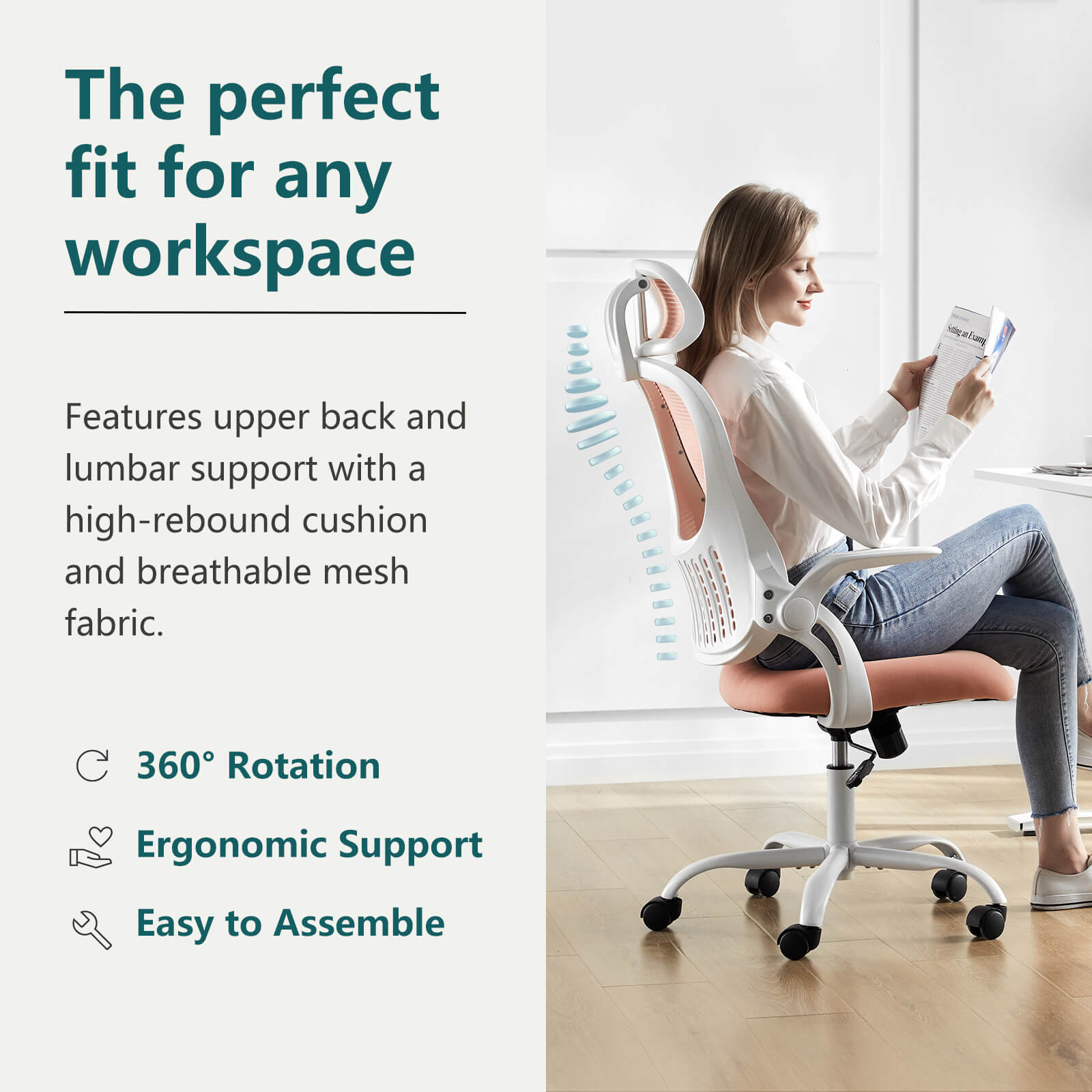 High Back Ergonomic Mesh Office Chair