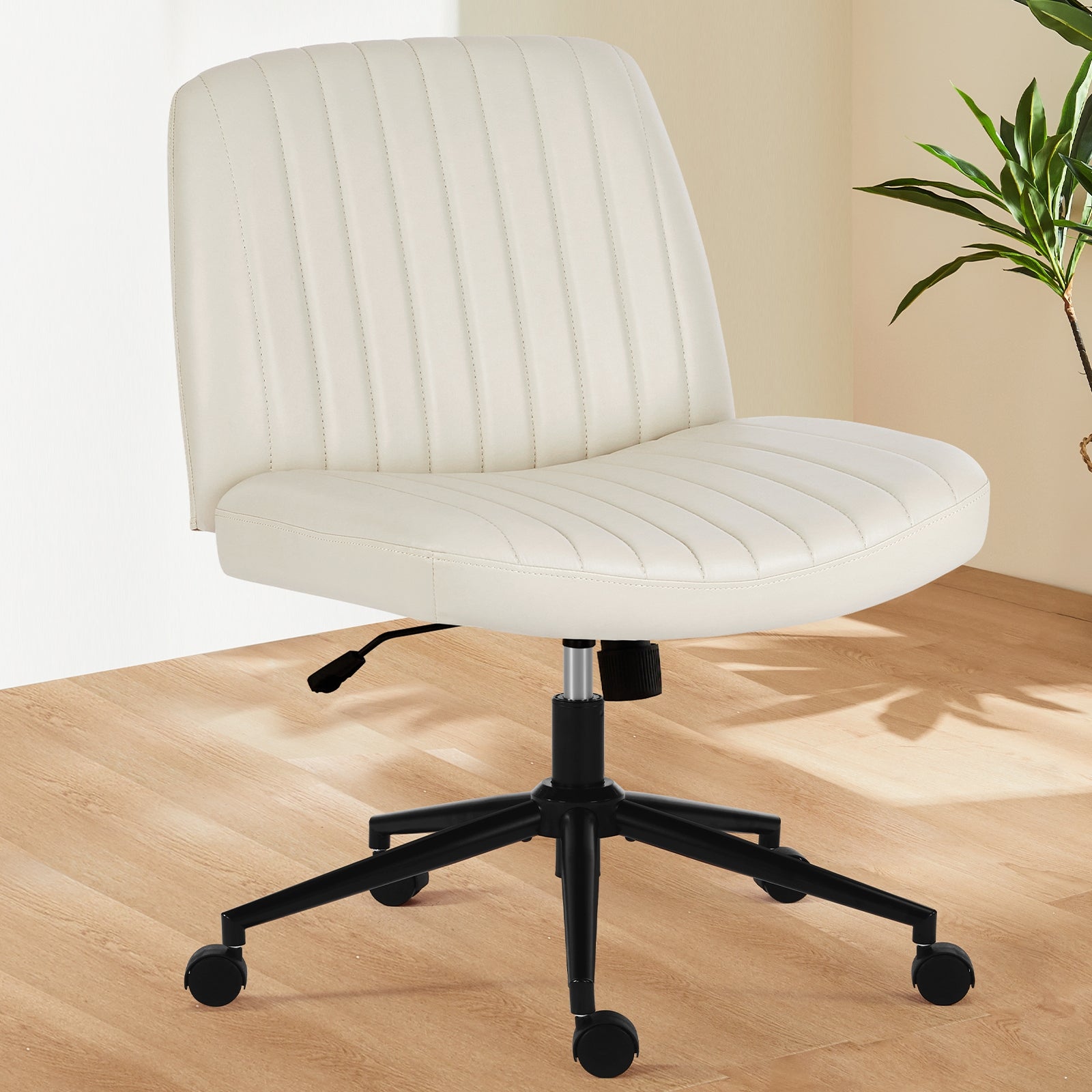 Armless Adjustable Plank Office Chair