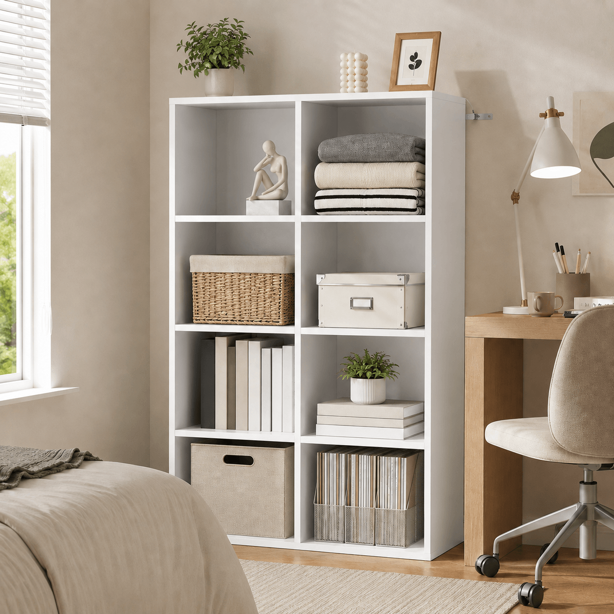 6/8/9-Cube Storage Organizer with Removable Back Panels