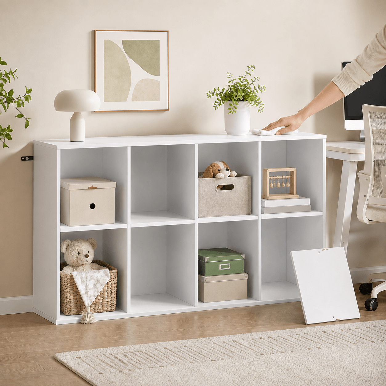 6/8/9-Cube Storage Organizer with Removable Back Panels