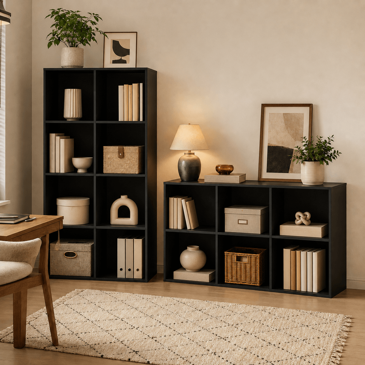6/8/9-Cube Storage Organizer with Removable Back Panels