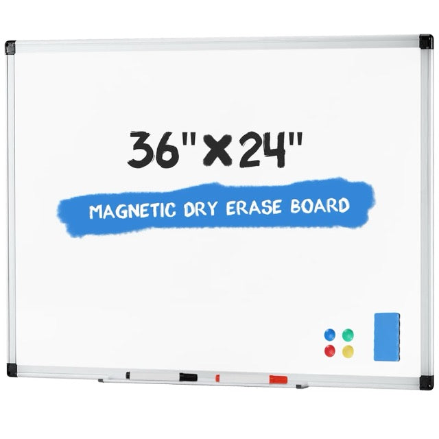 Magnetic Dry Erase Whiteboard 36x24