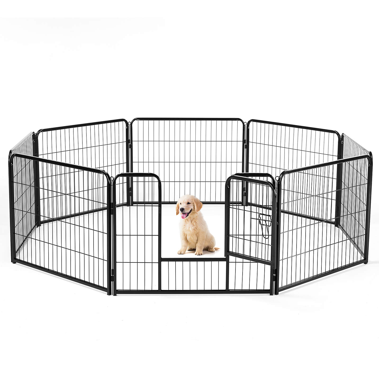 Collapsible Metal Dog Playpen Fence