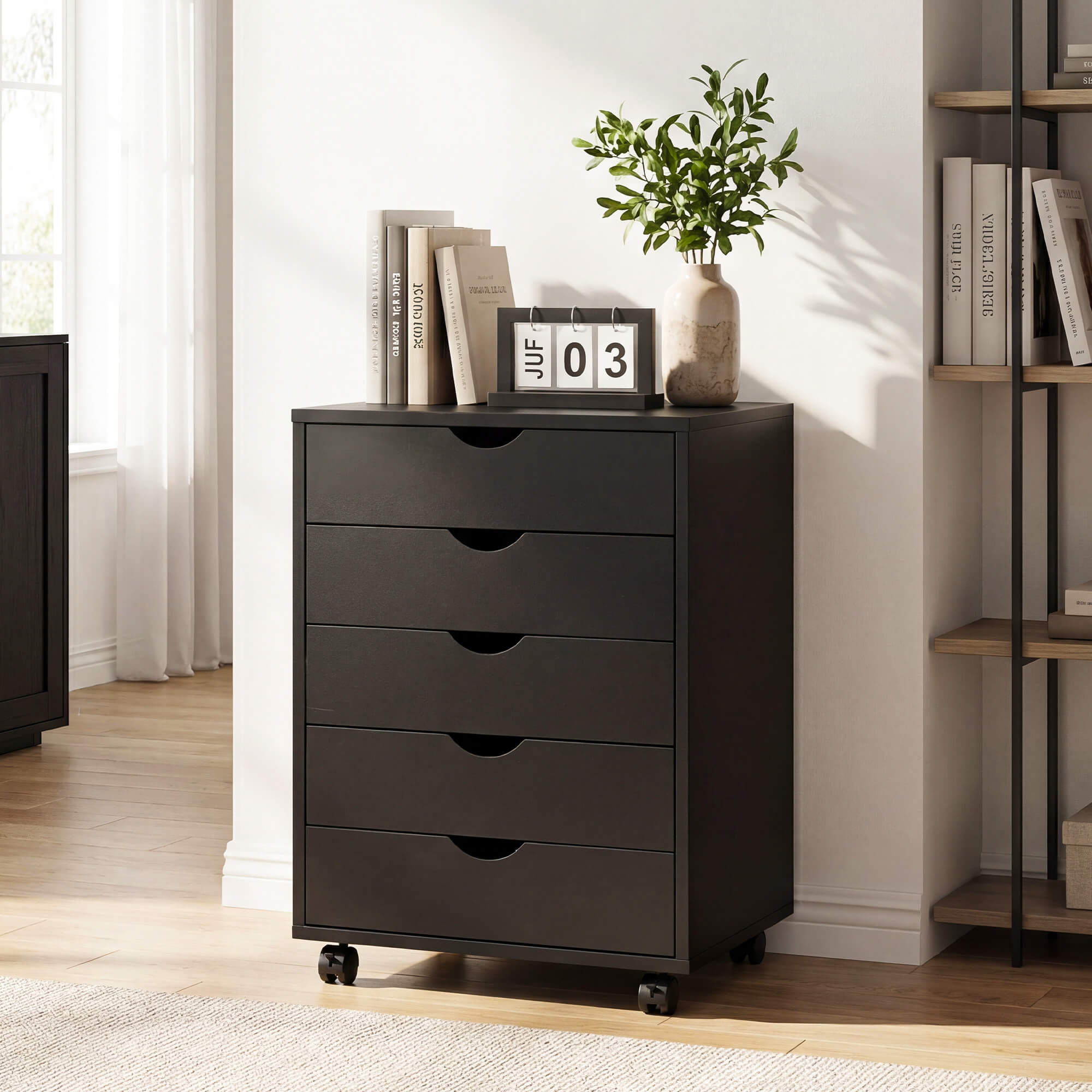 Rolling 4-Drawer Storage Chest