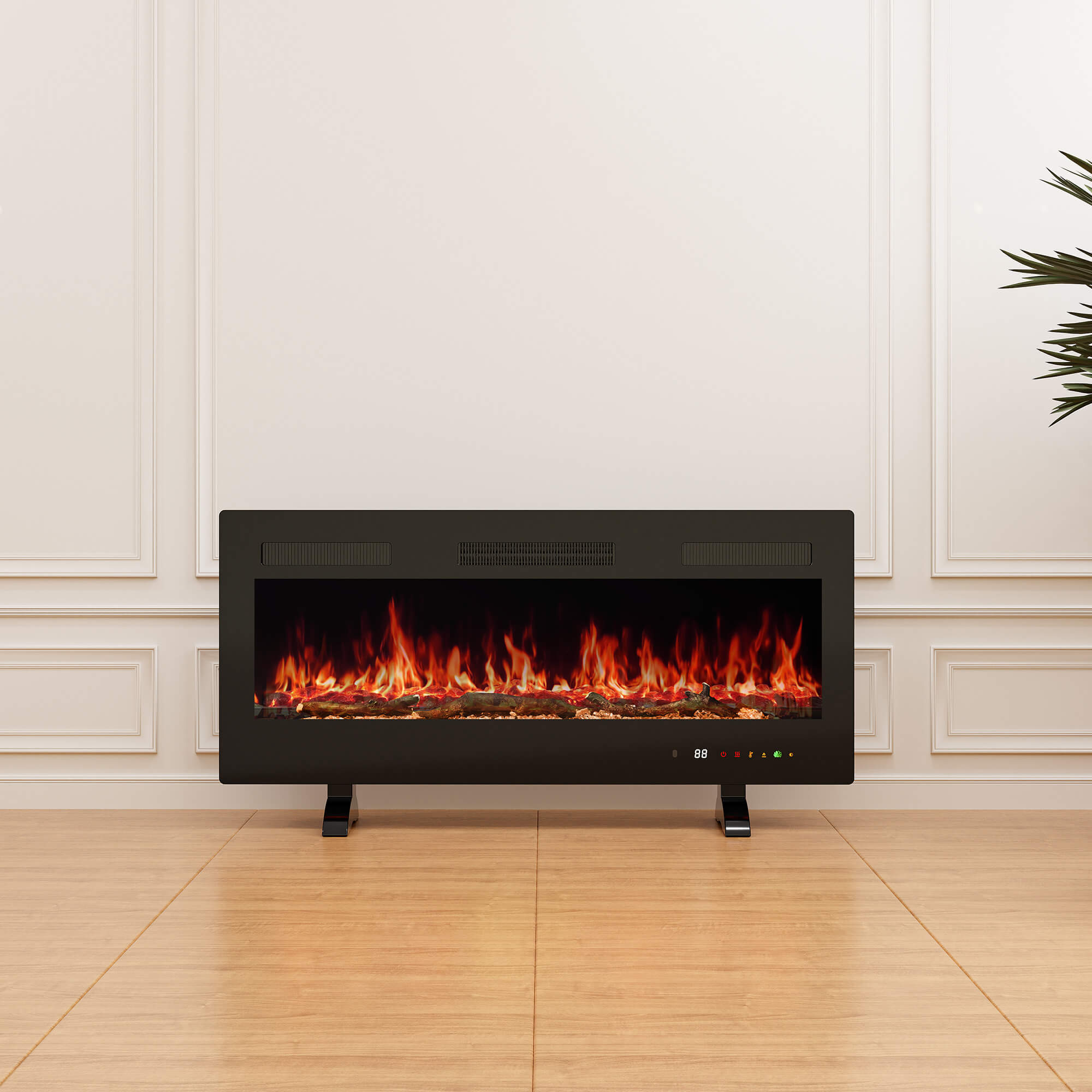 wall mountable electric fireplace