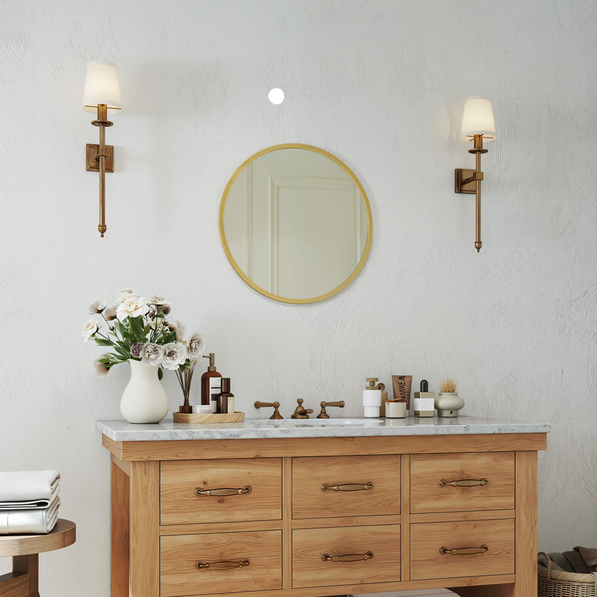 Elegant Round Wall Mirror