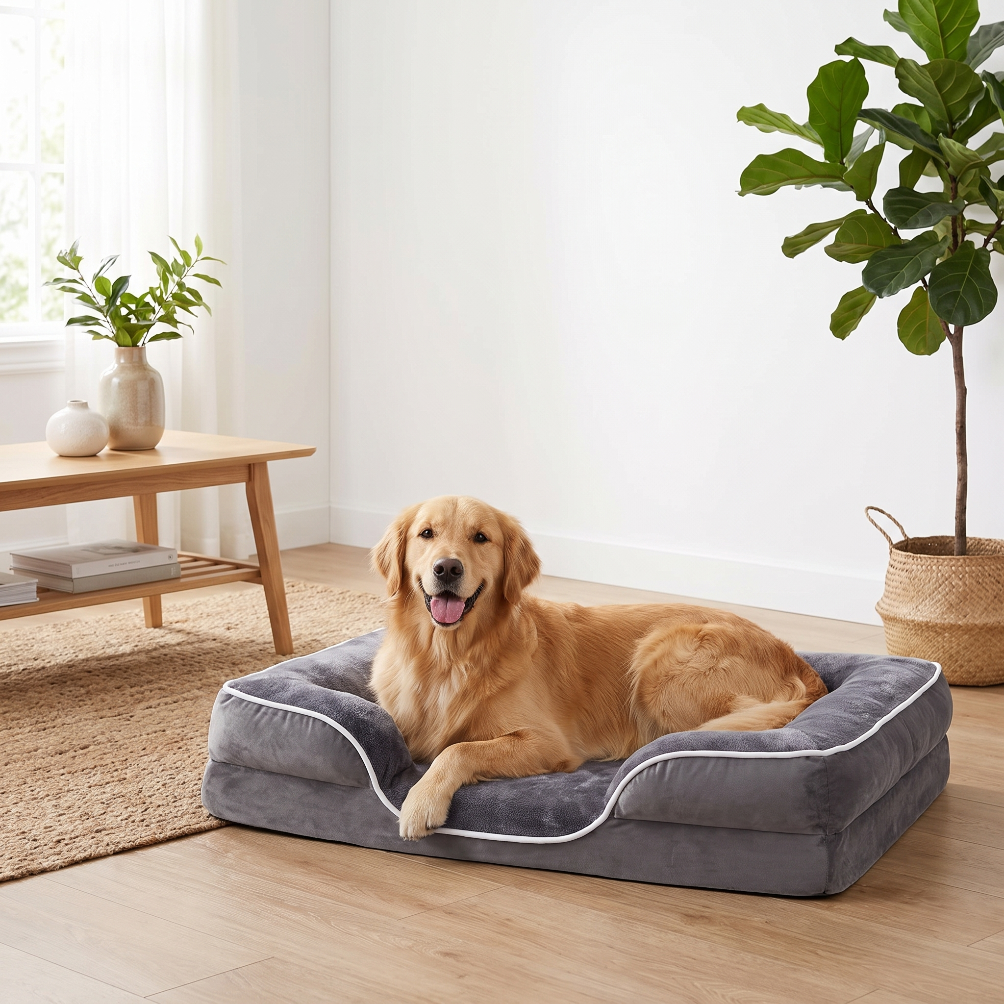 Orthopedic Non-Slip Dog Bed