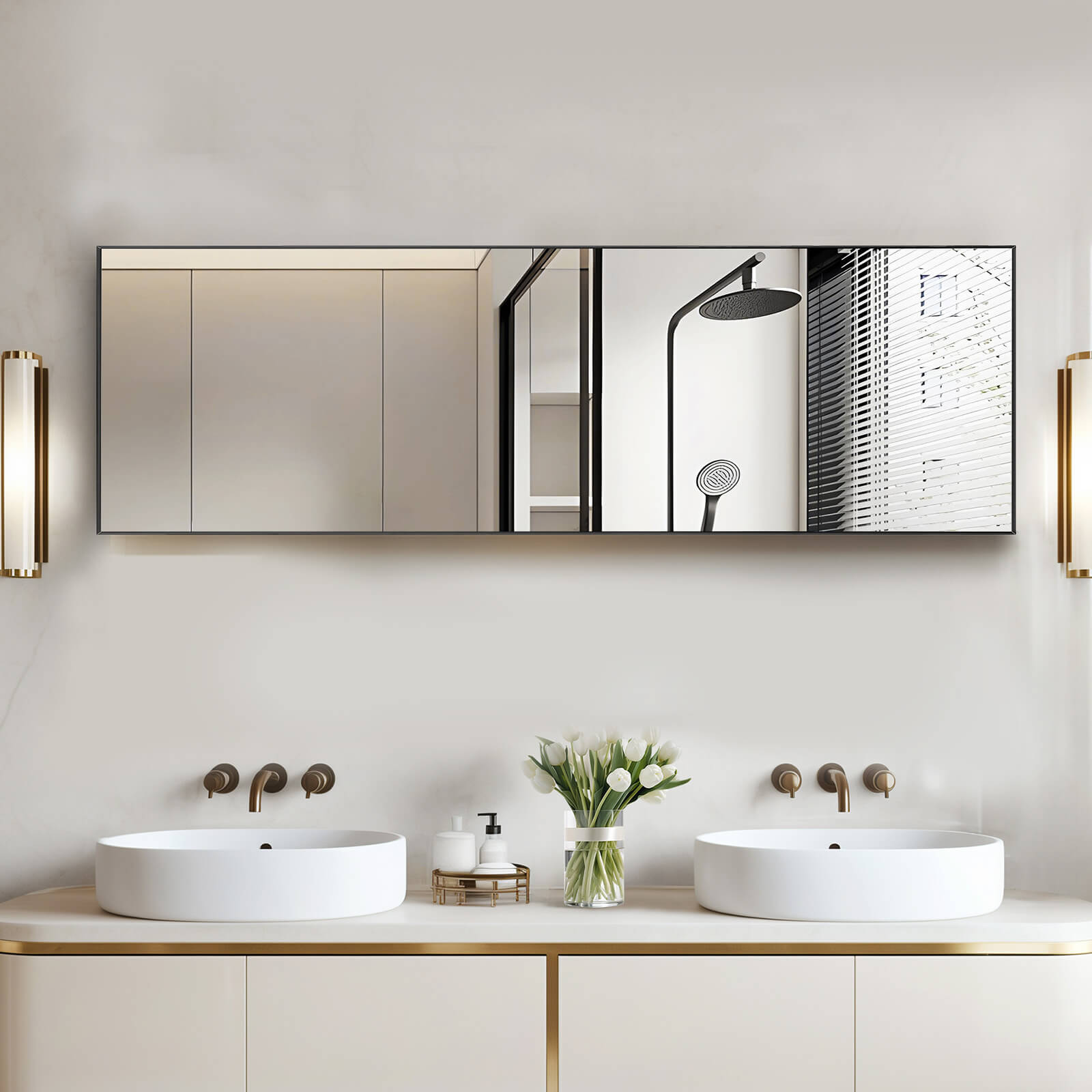Full Length Aluminum Alloy Standing Mirror